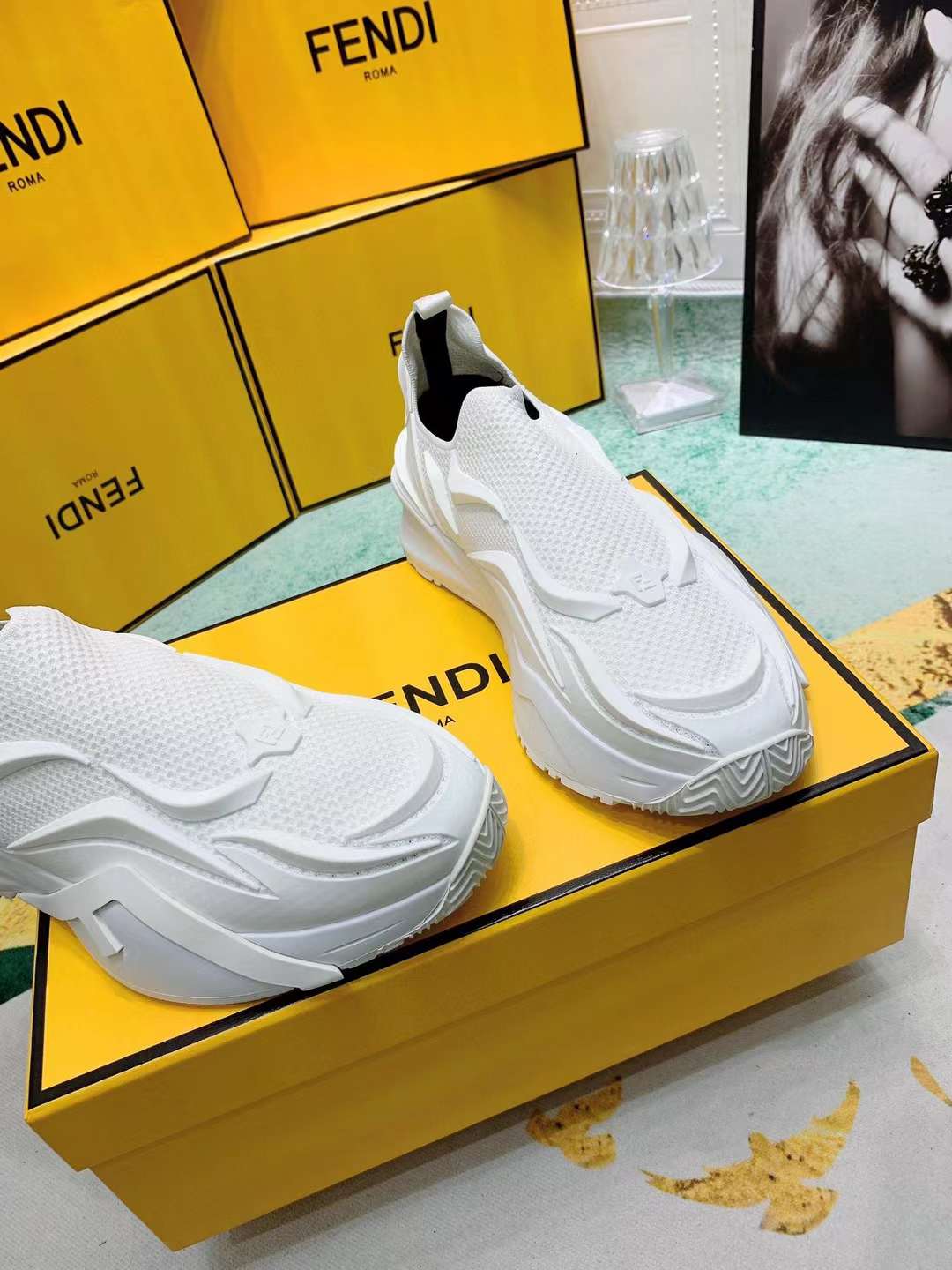 Men Women F*endi Top Sneaker ( )