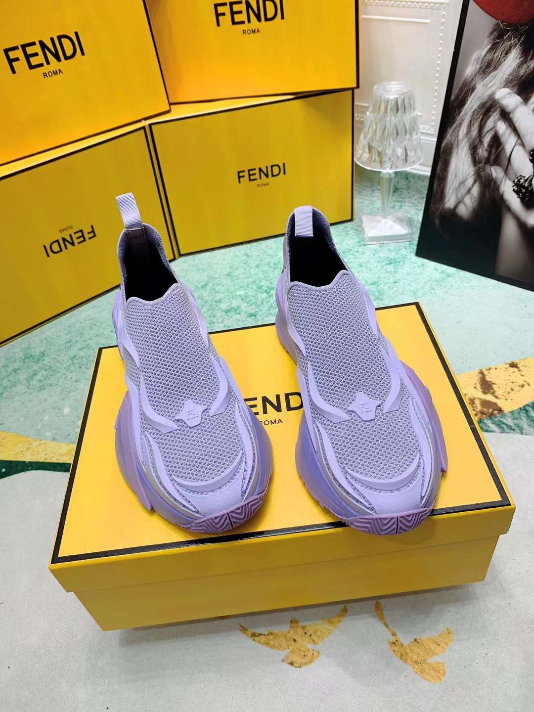 Men Women F*endi Top Sneaker （ ）