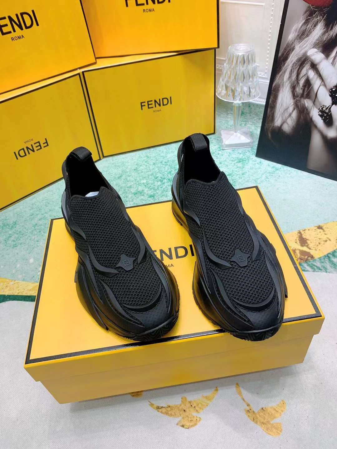 Men Women F*endi Top Sneaker ( )