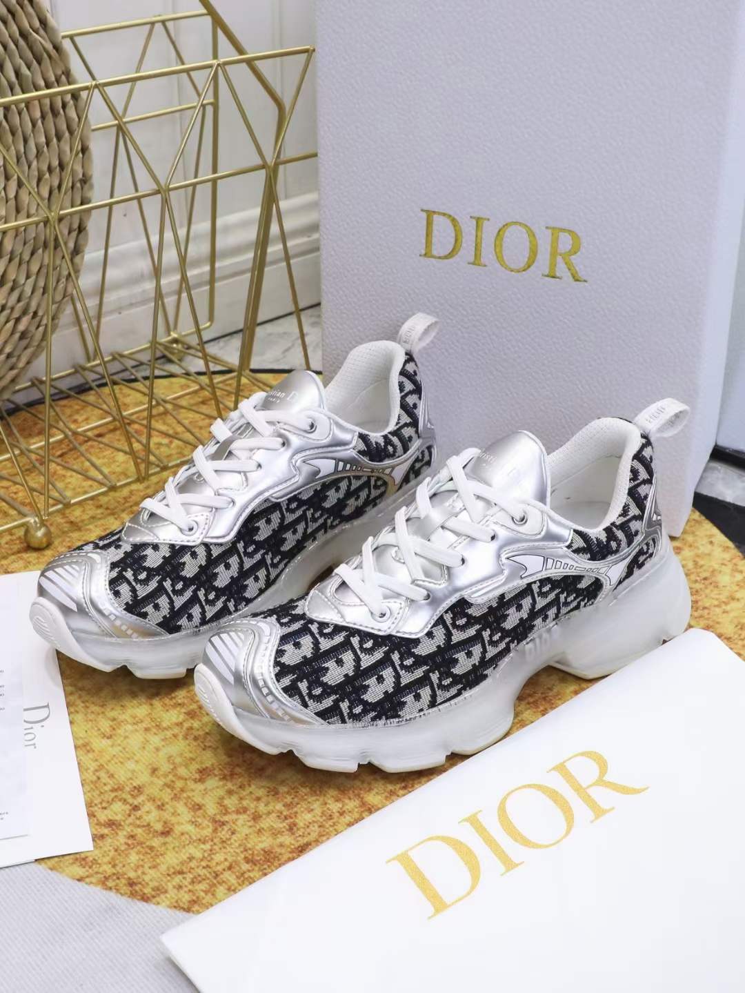 Men Women D*ior Top Sneakers ๏ผ๏ผ