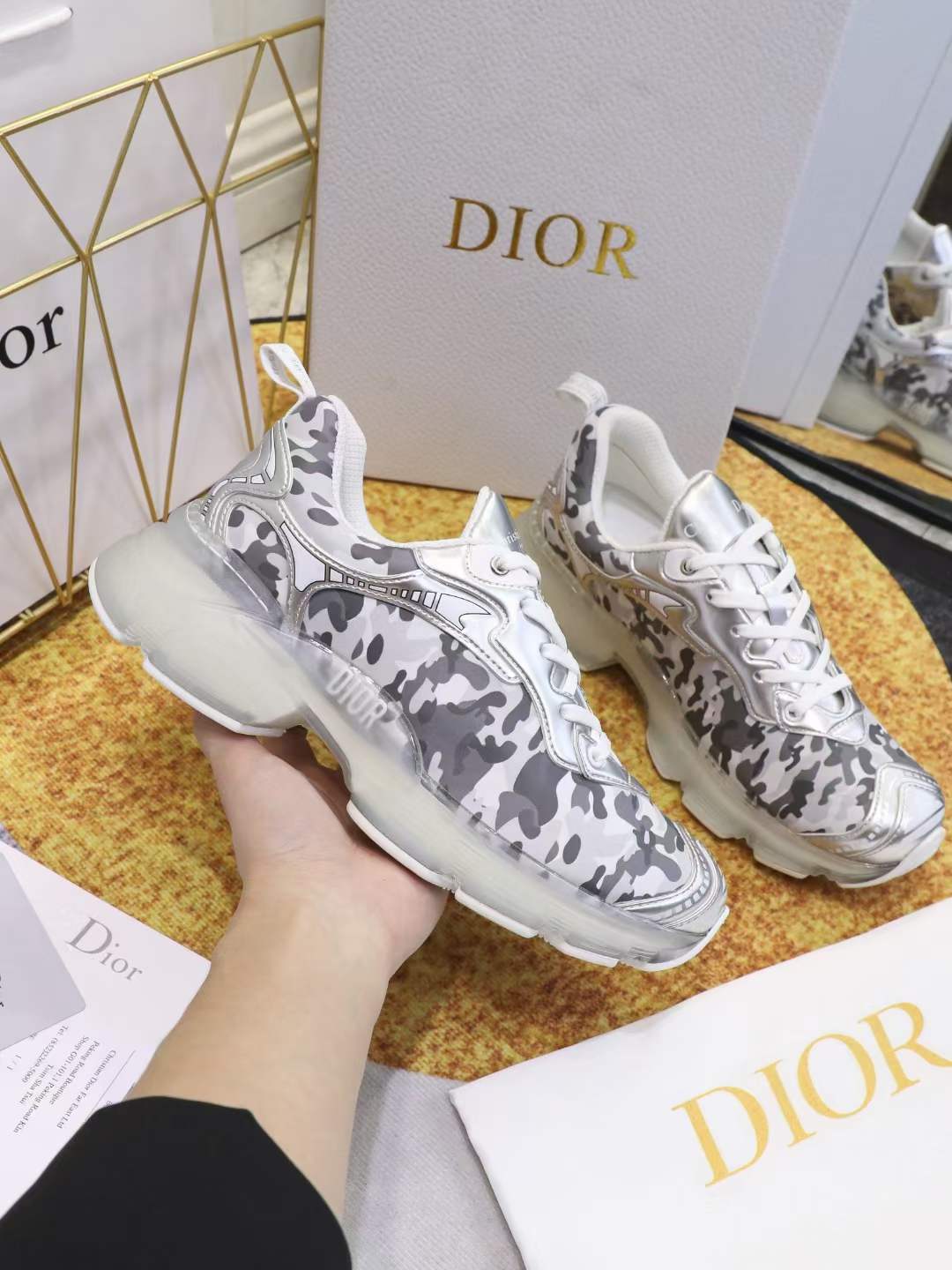 Men Women D*ior Top Sneakers ()