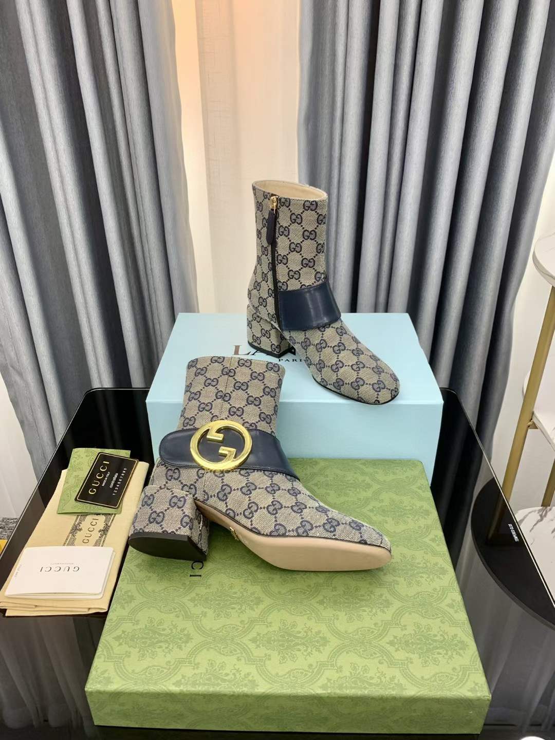 Women G*ucci Top Boots （）