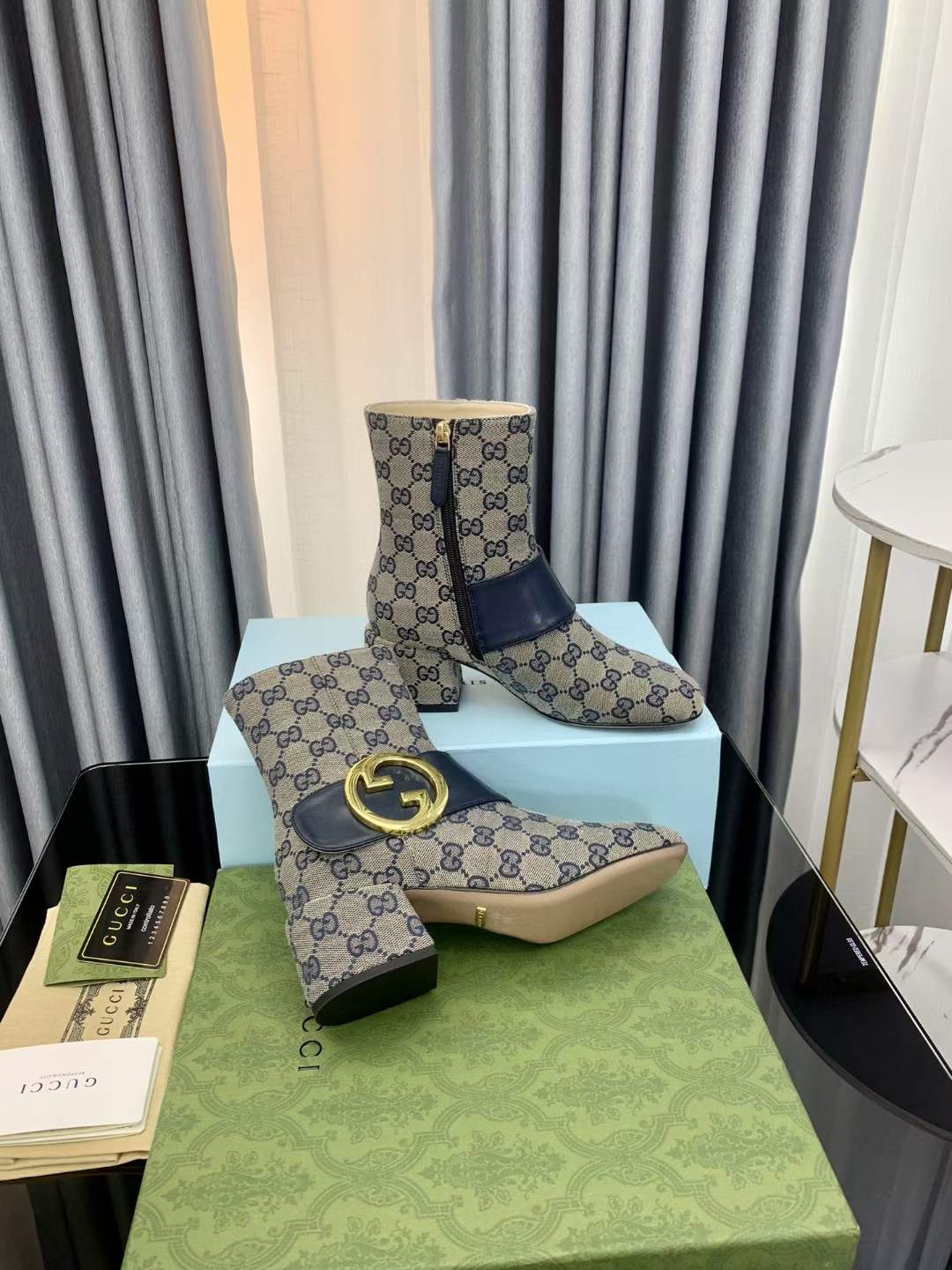 Women G*ucci Top Boots （）