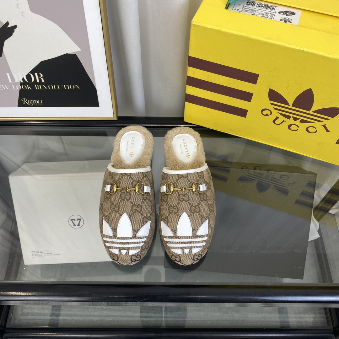 Women G*ucci A*didas Slippers Maikesneakers