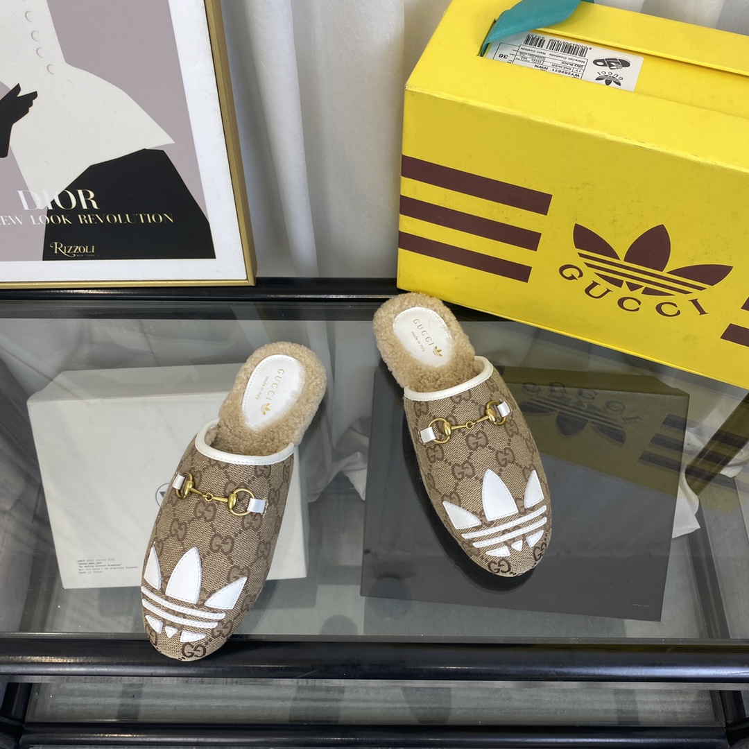Women G*ucci A*didas Slippers Maikesneakers