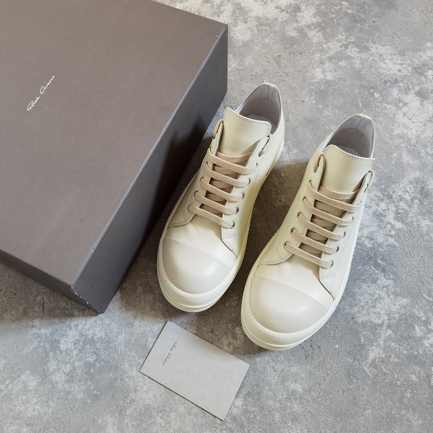 Men Women R*ick O*wens Top Sneaker