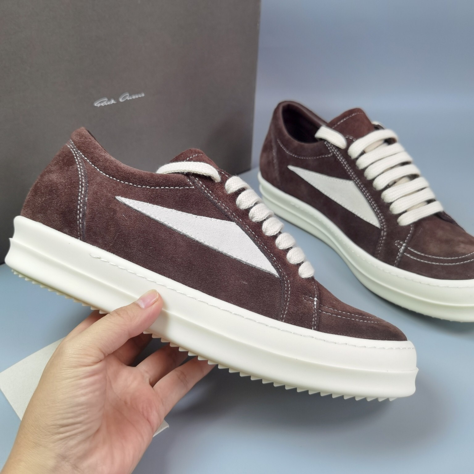 Men Women R*ick O*wens Top Sneaker