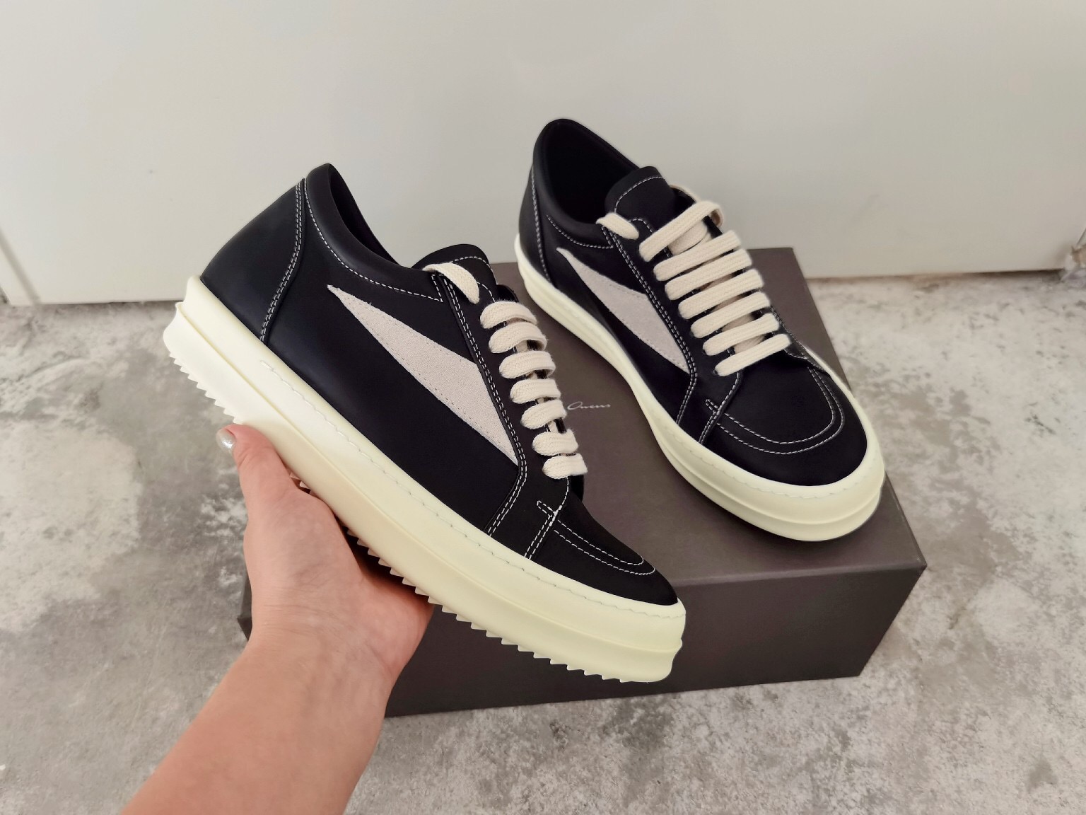 Men Women R*ick O*wens Top Sneaker