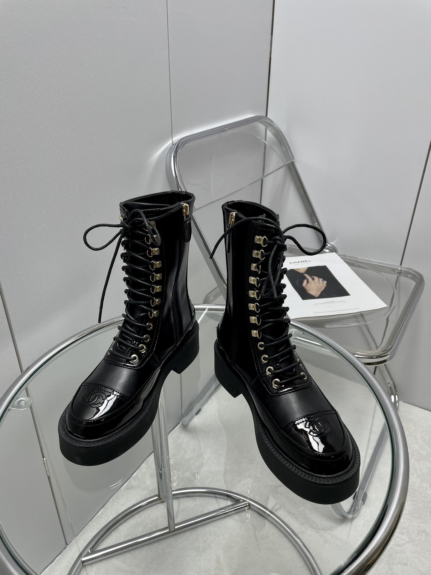 Women C*hanel Top Boots Maikesneakers