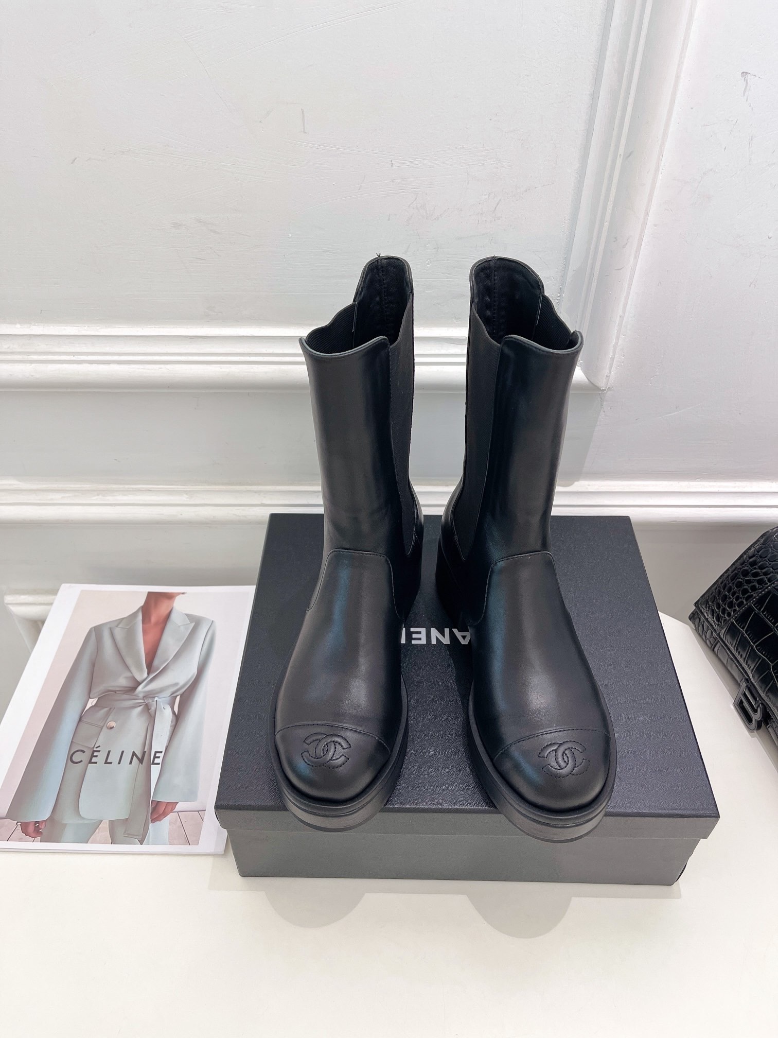 Women C*hanel Top Boots Maikesneakers