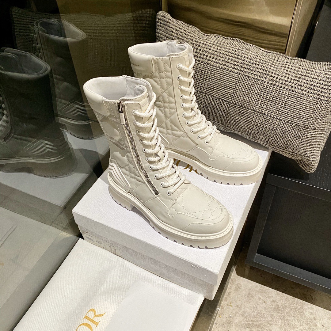Women D*ior Top Boots Maikesneakers