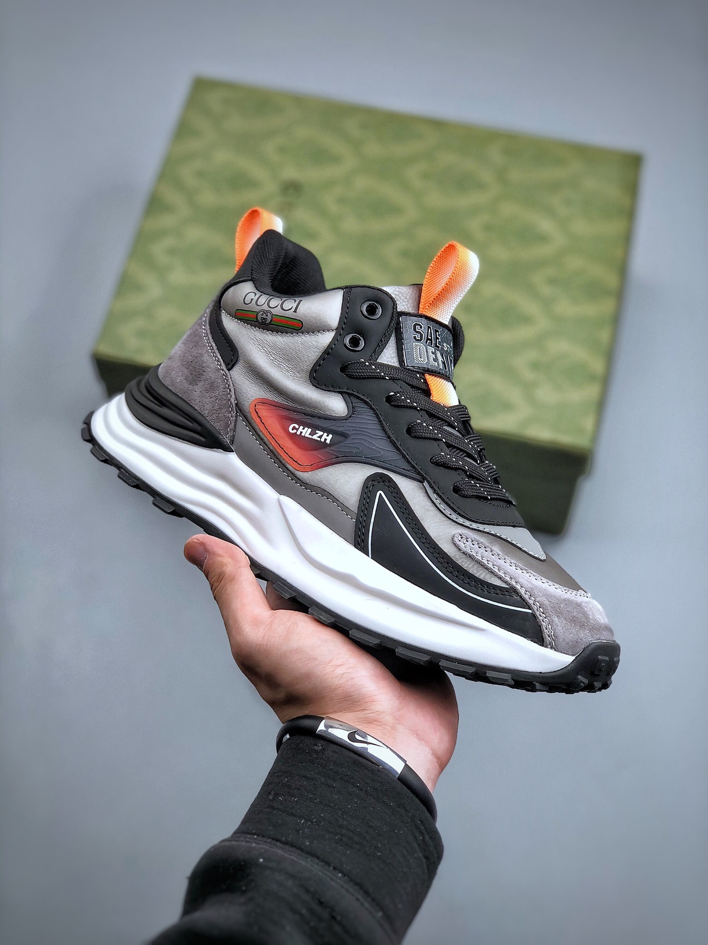 Men G*ucci Top Sneaker