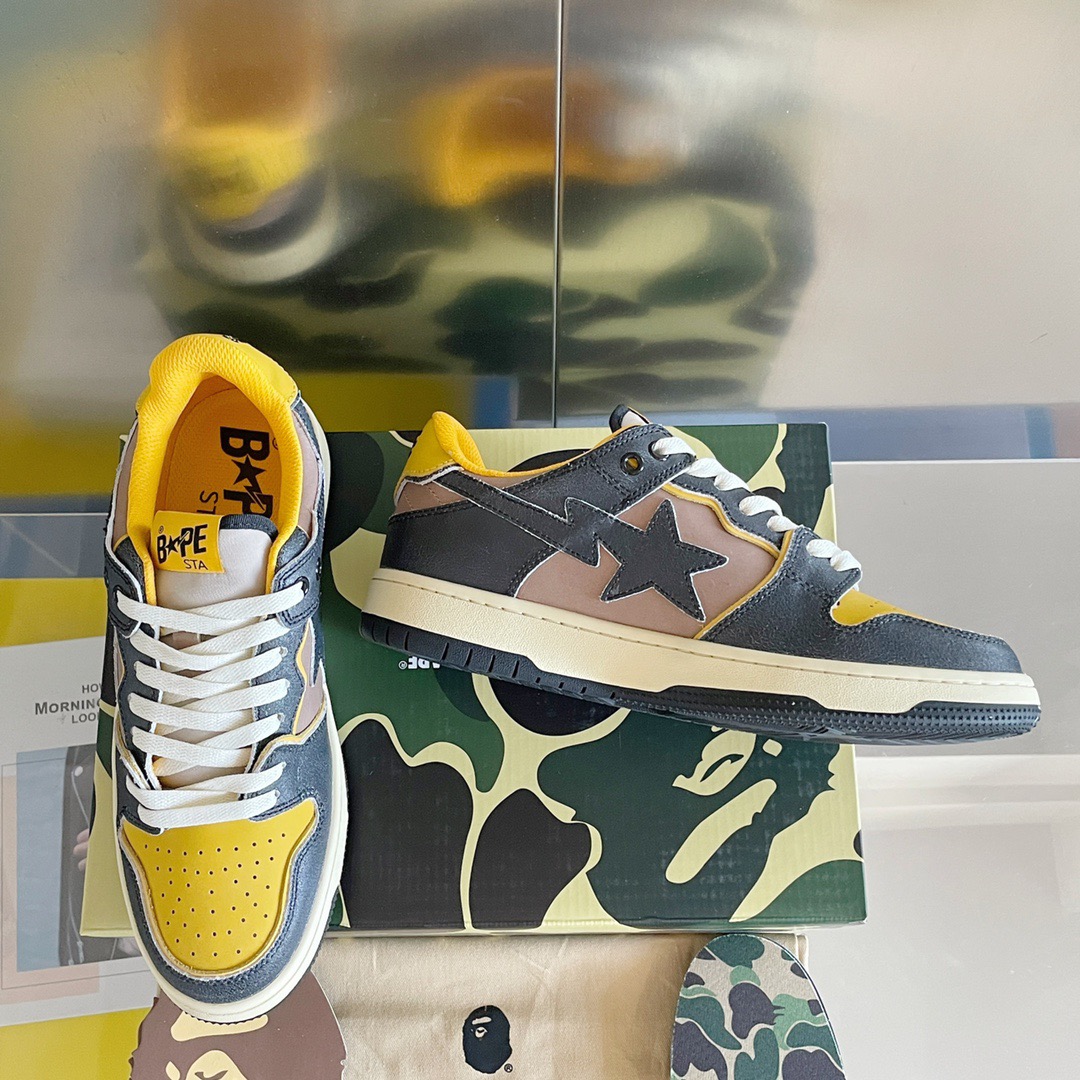 Men Women B*ape sta low Top Sneaker