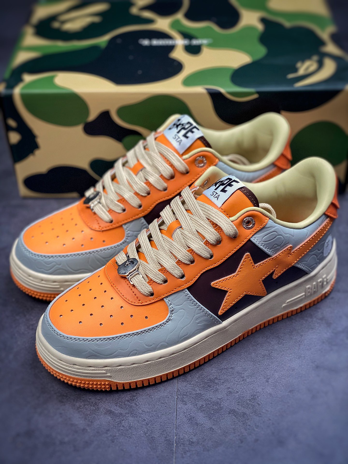 Men Women B*ape sta low Top Sneaker