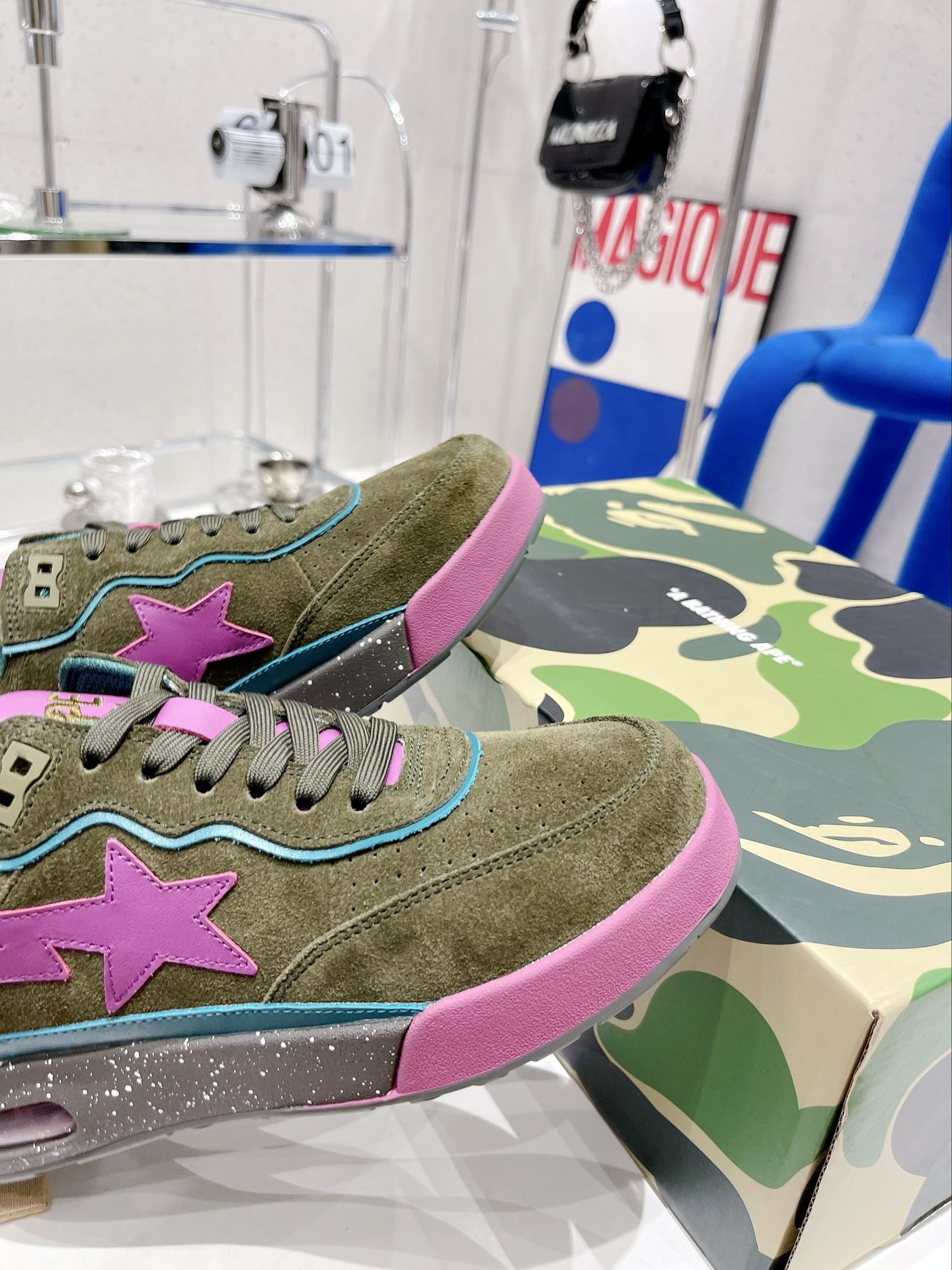 Men Women B*ape sta low Top Sneaker