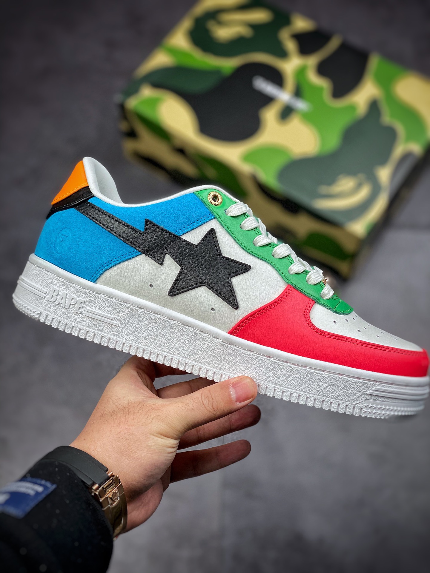 Men Women B*ape sta to low Top Sneaker