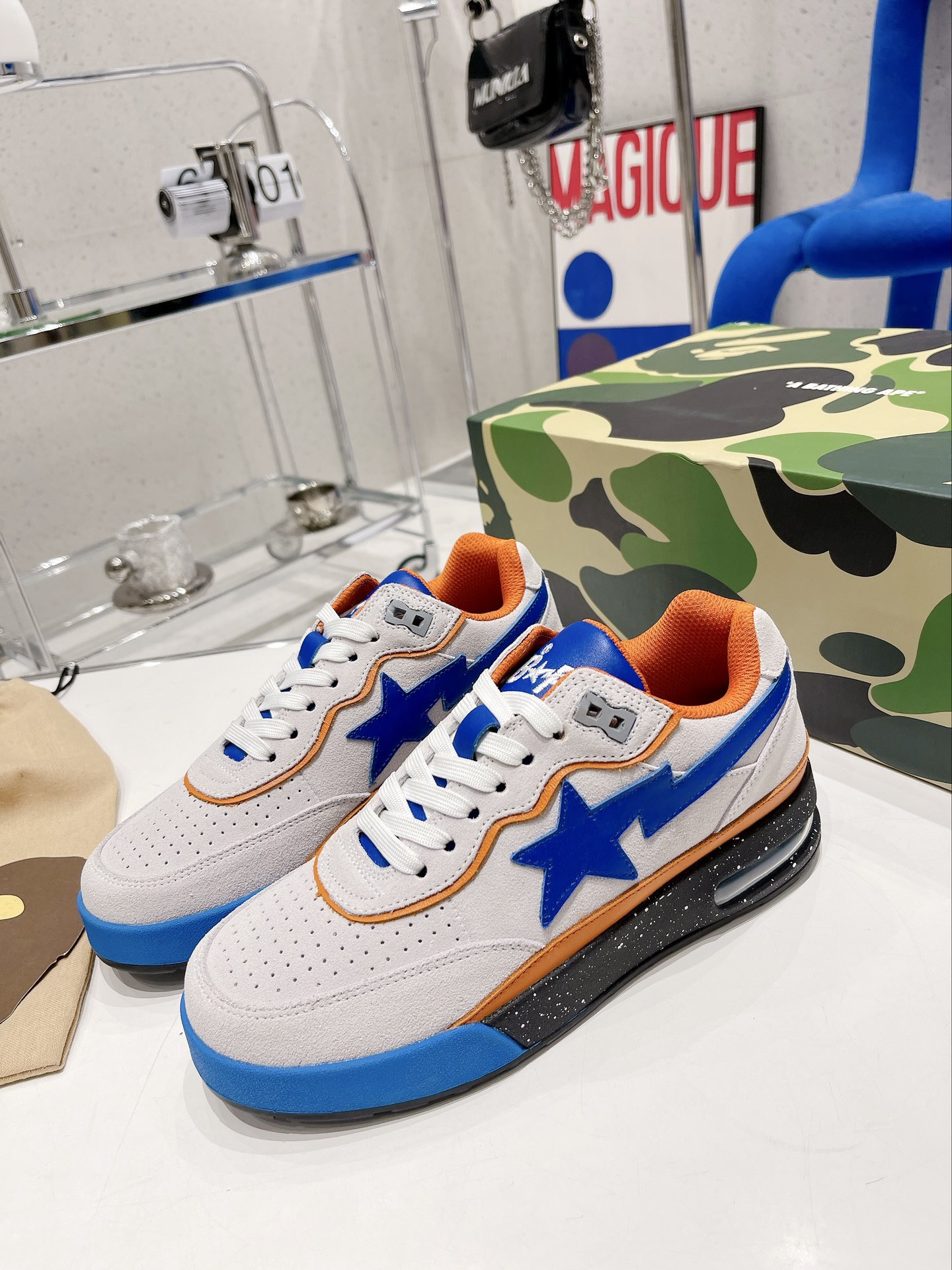 Men Women B*ape sta to low Top Sneaker