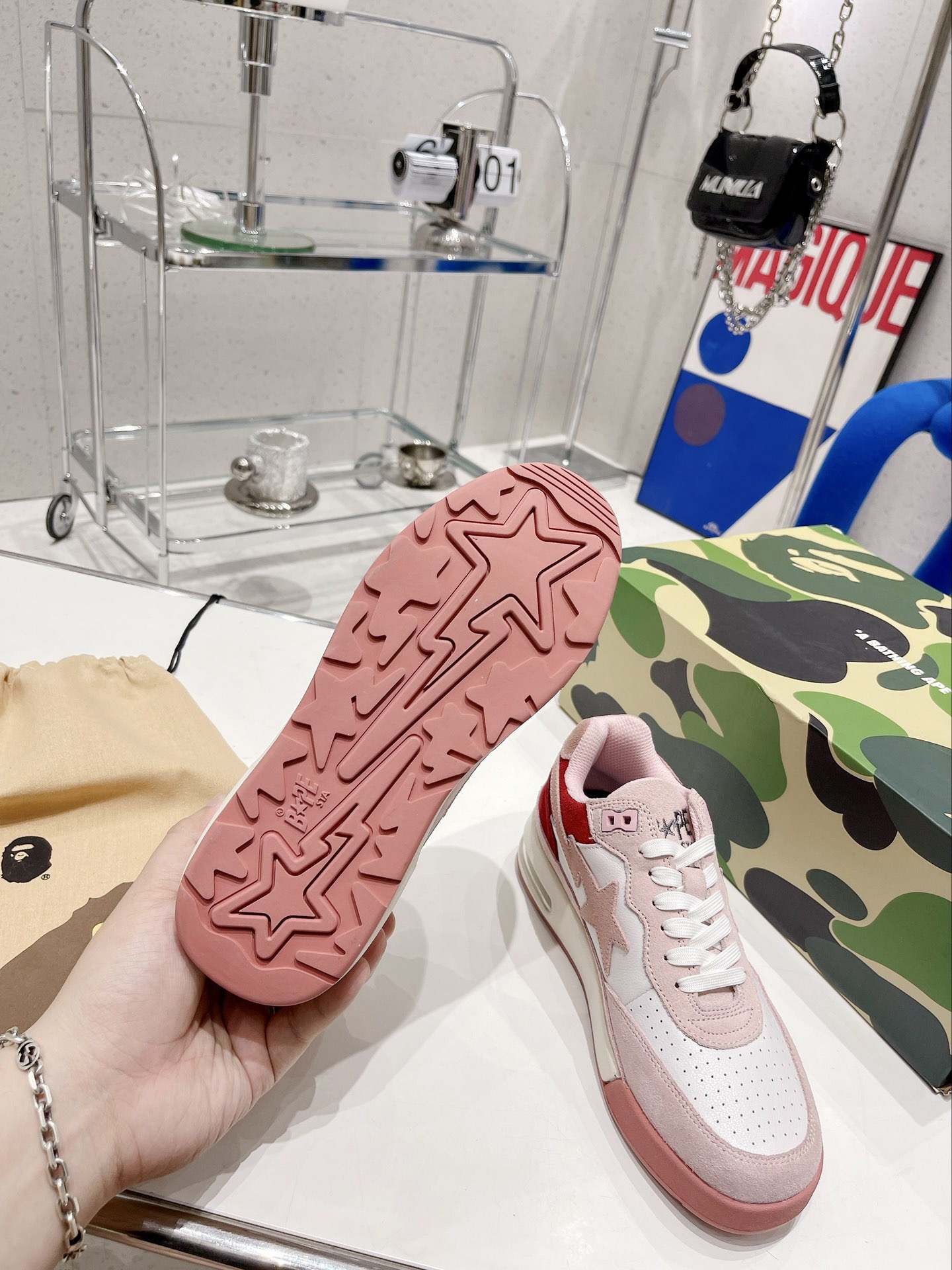 Men Women B*ape Top Sneaker