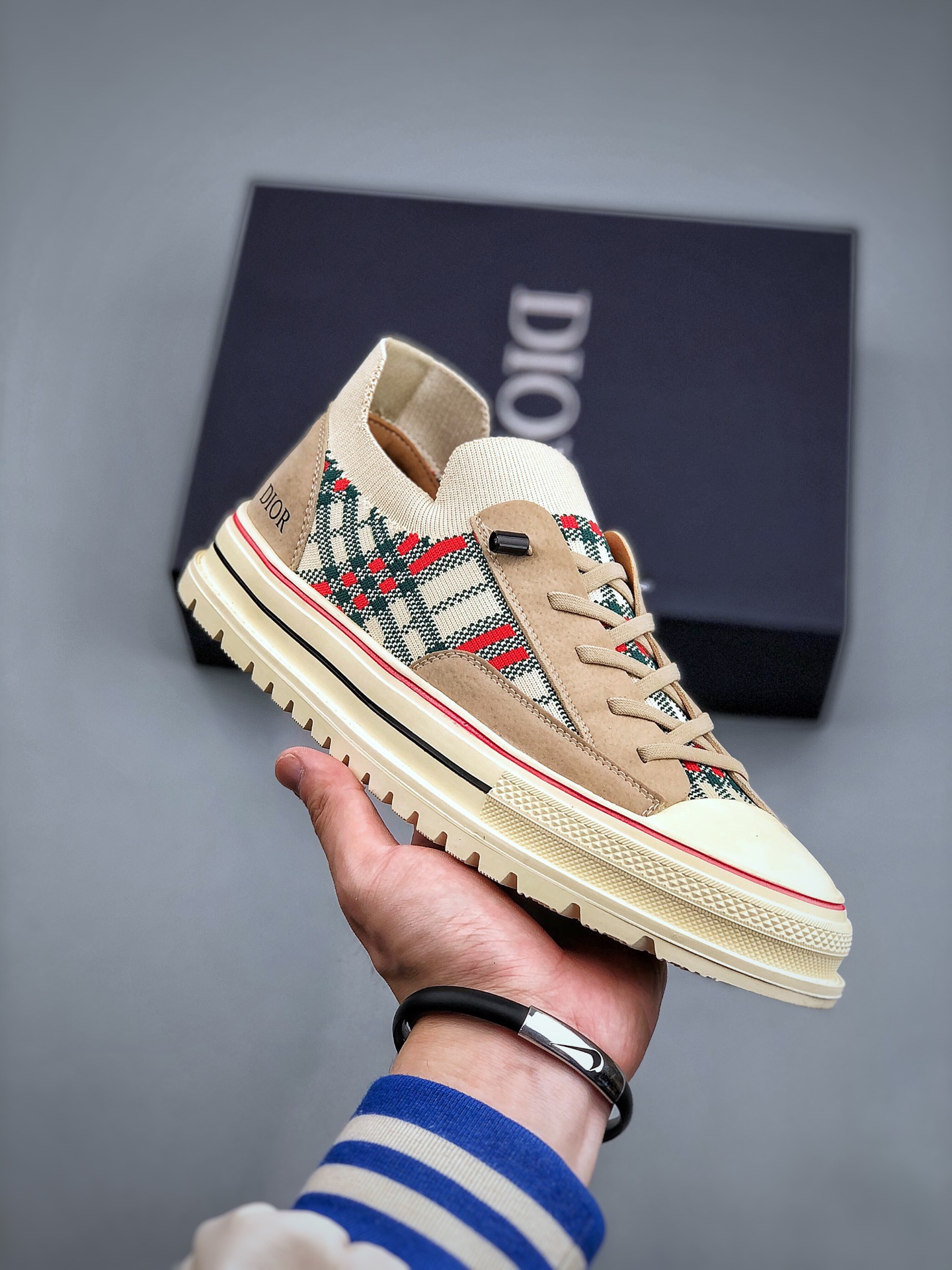 Men D*ior Top Sneaker