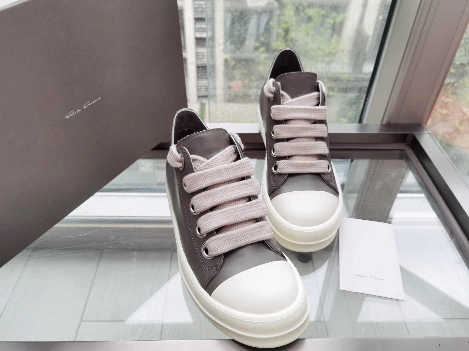 Men Women R*ick O*wens Top Sneaker