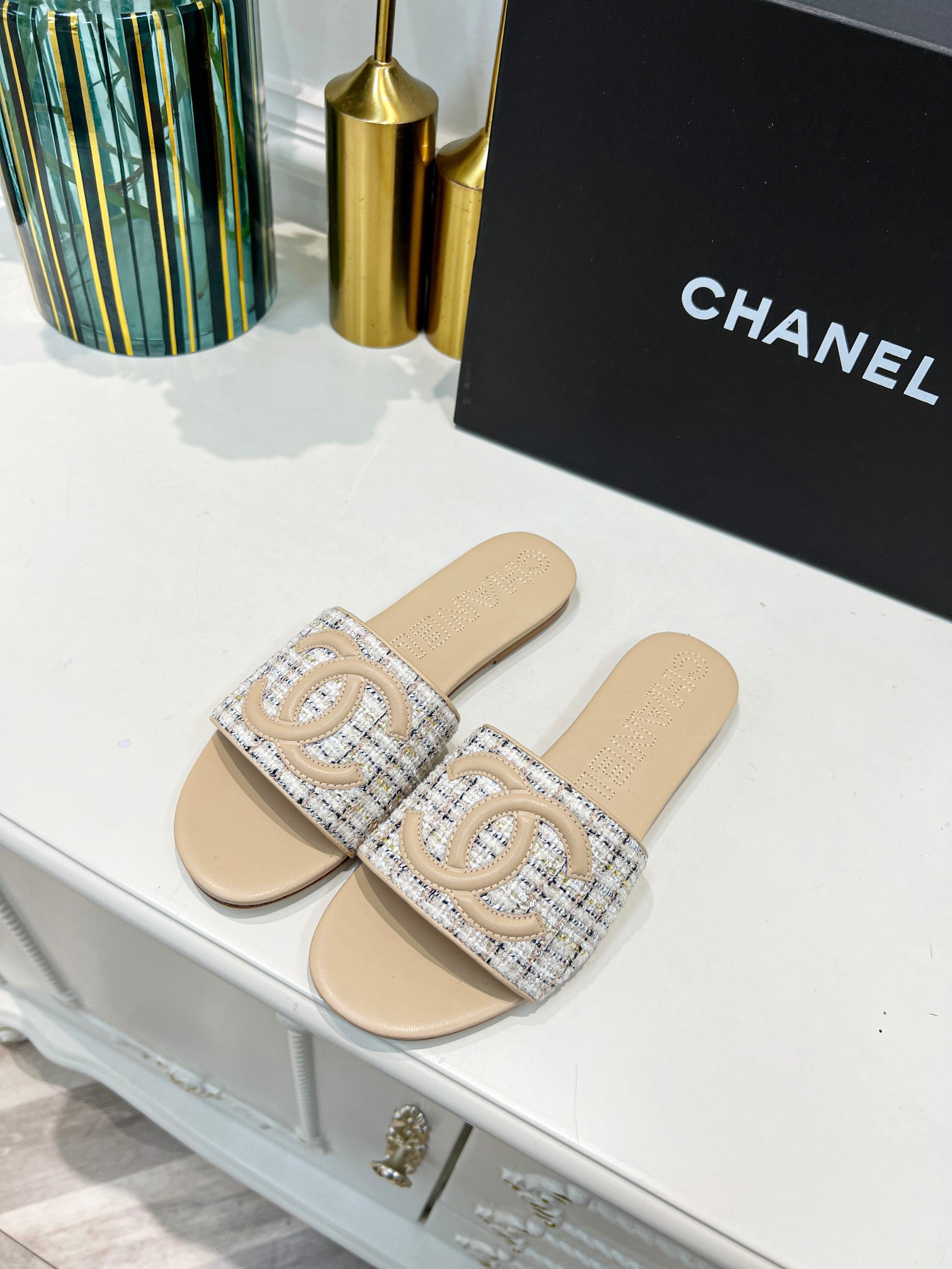 Women C*hanel Top Sandals