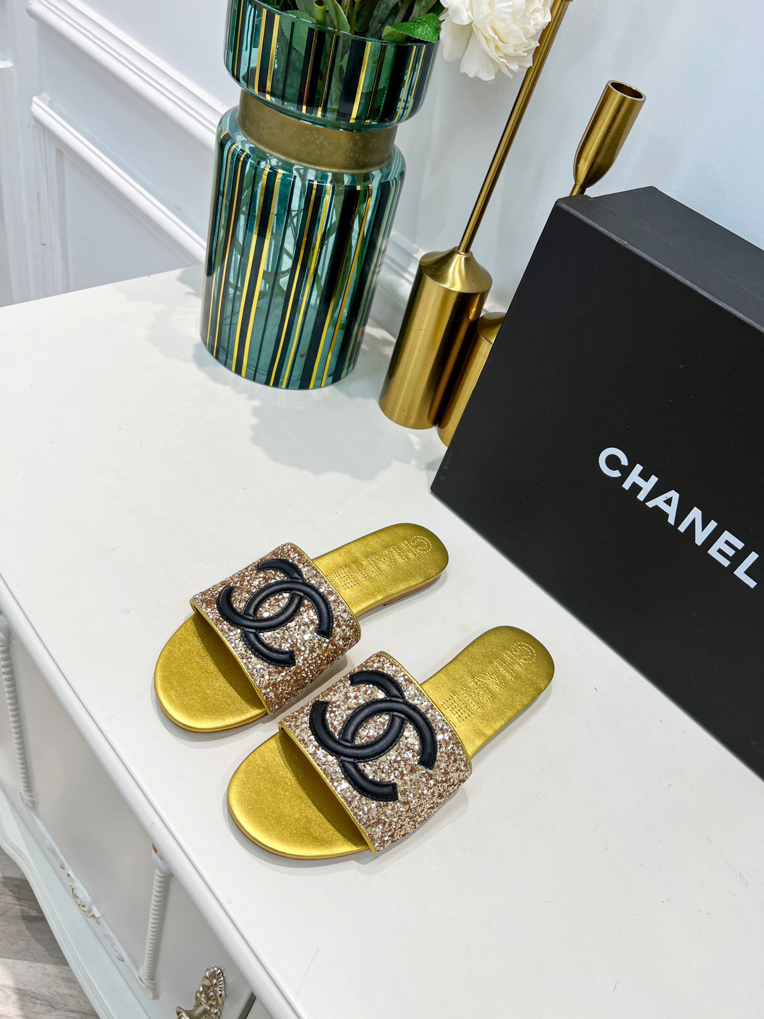 Women C*hanel Top Sandals