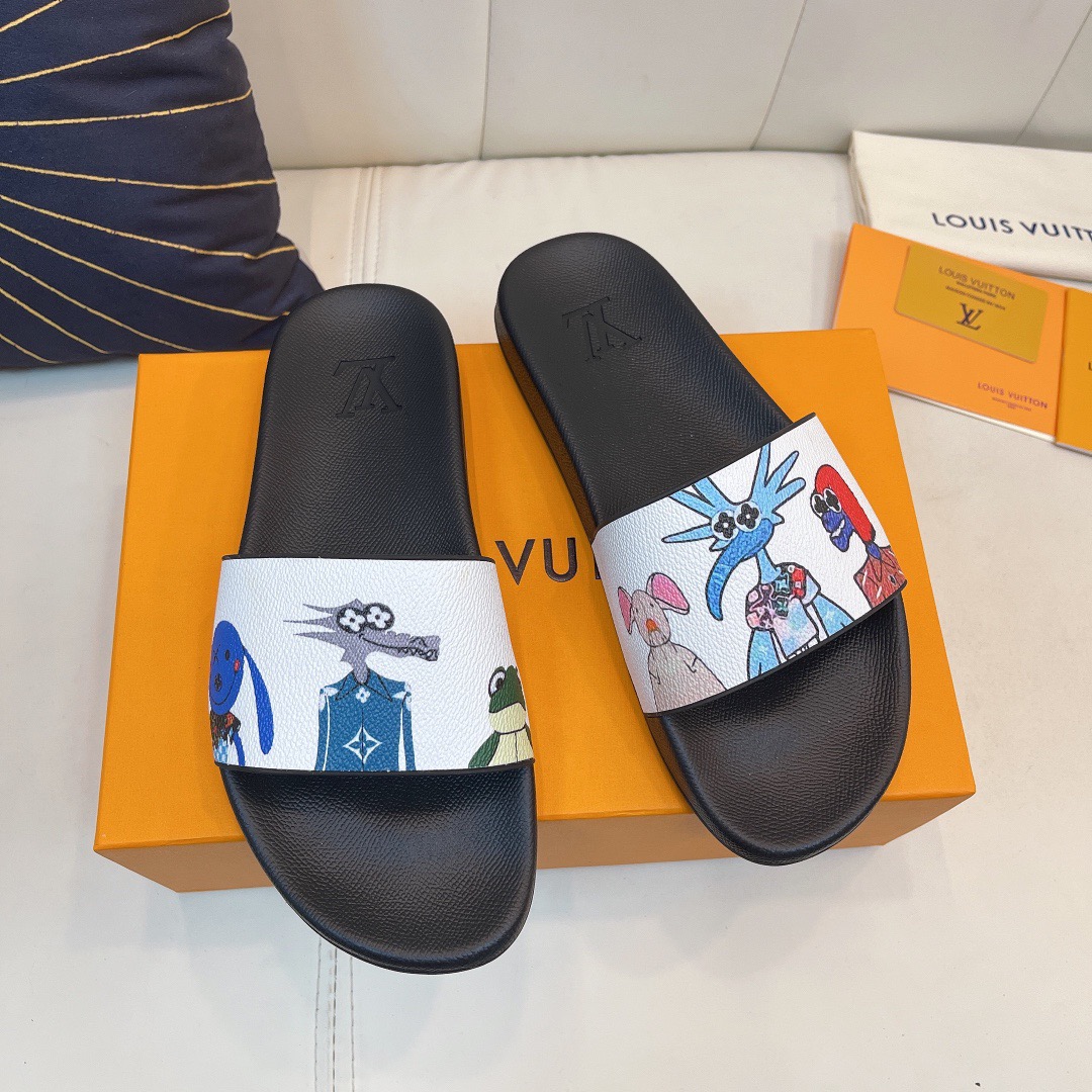 Men Women L*ouis V*uitton Top Slippers