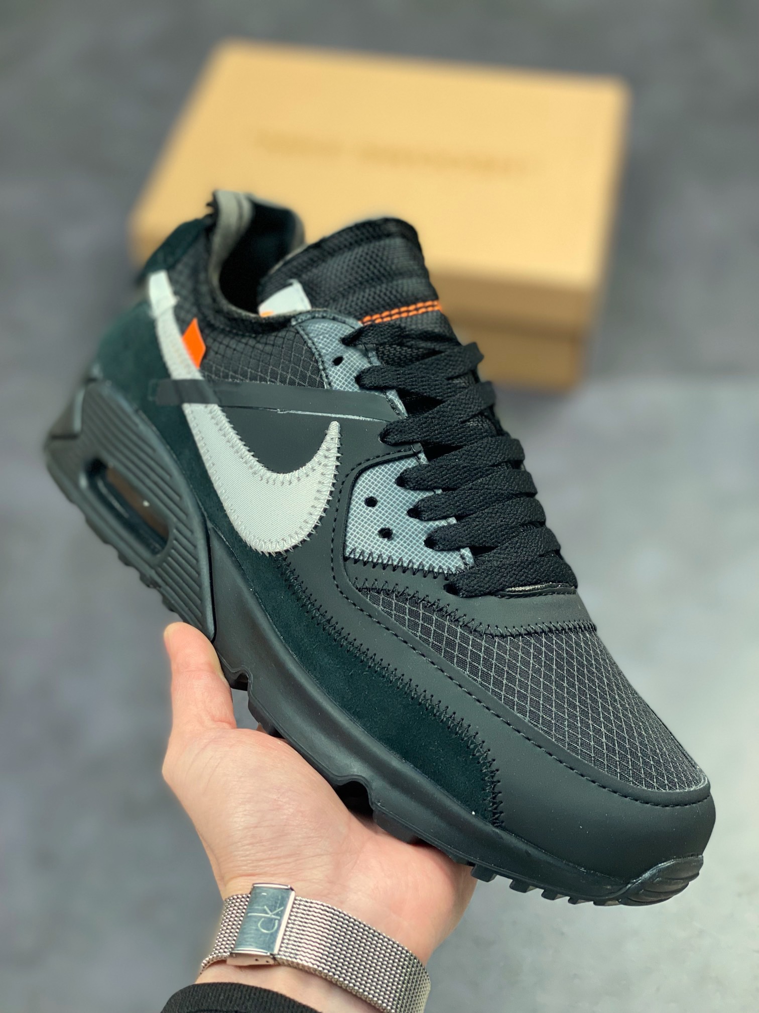 off-w*hite +Nike Air max90 ）