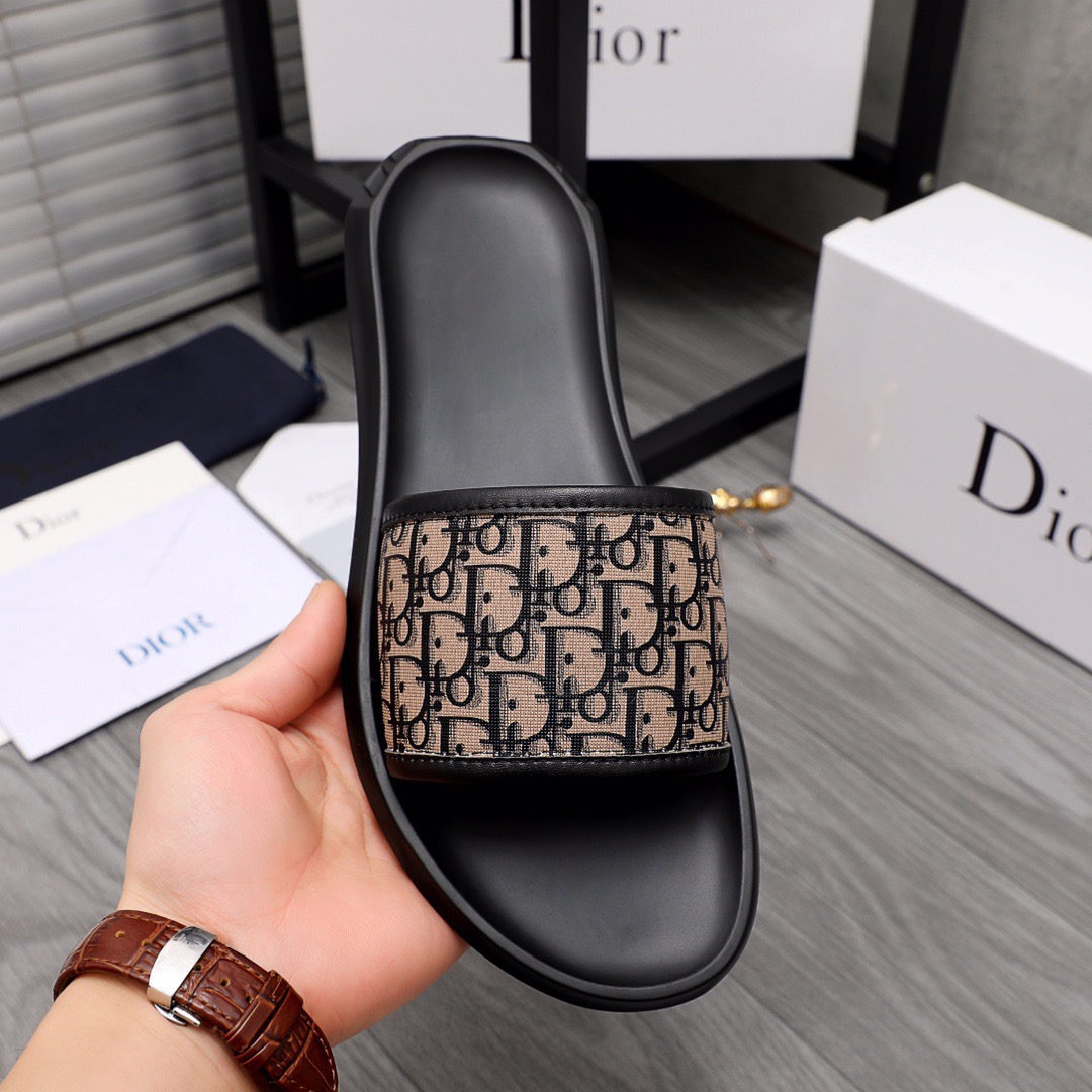Men D*ior Top Quality slippers