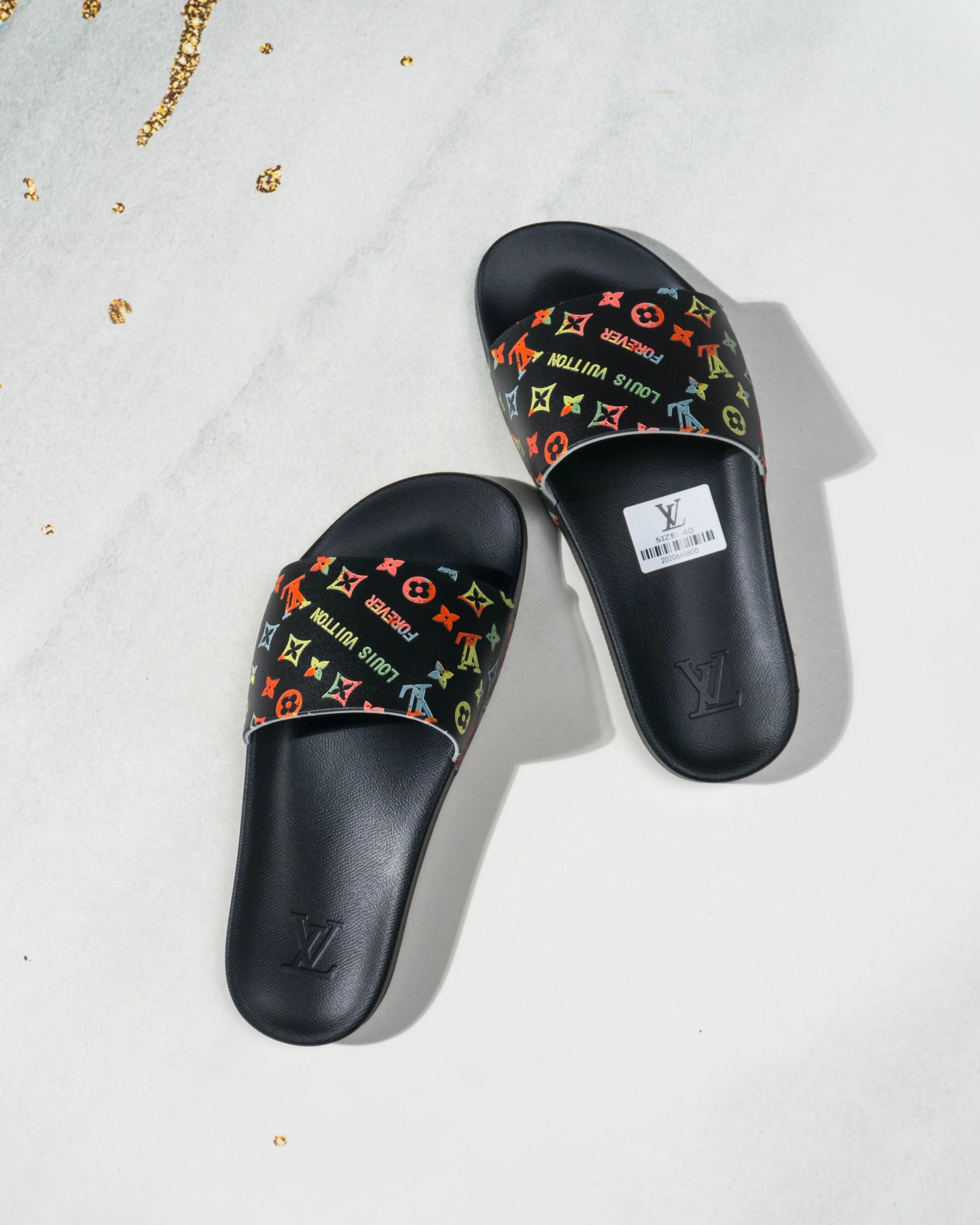 Men L*ouis V*uitton Top Slippers