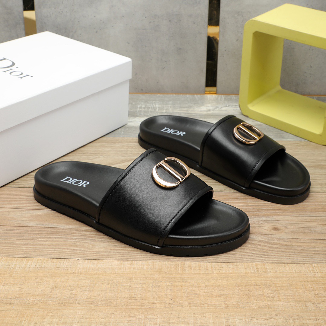 Men D*ior Top Quality slippers