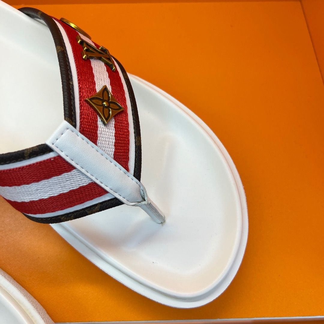 Men L*ouis V*uitton Top Slippers