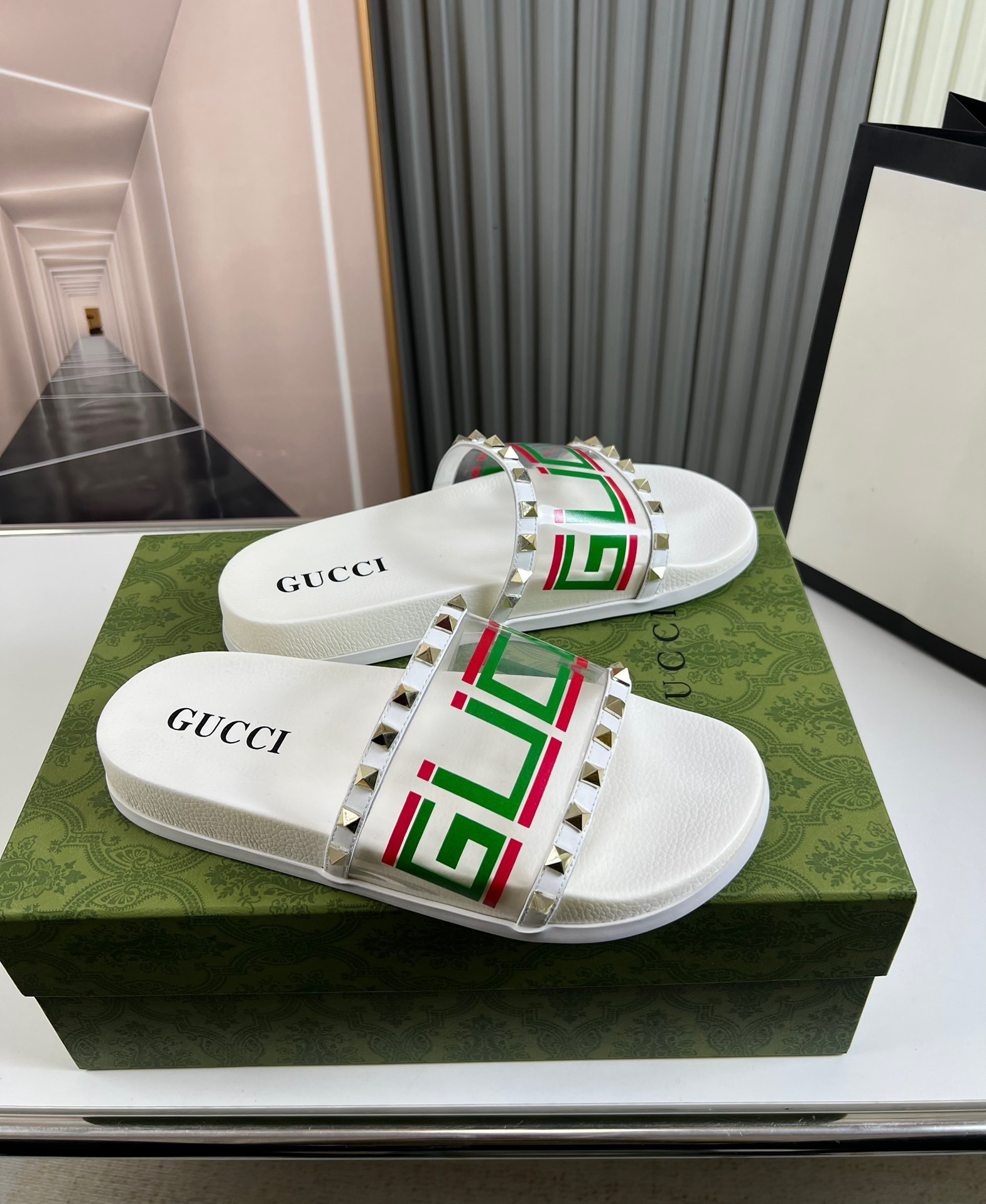 Men G*ucci Top Slippers Maikesneakers