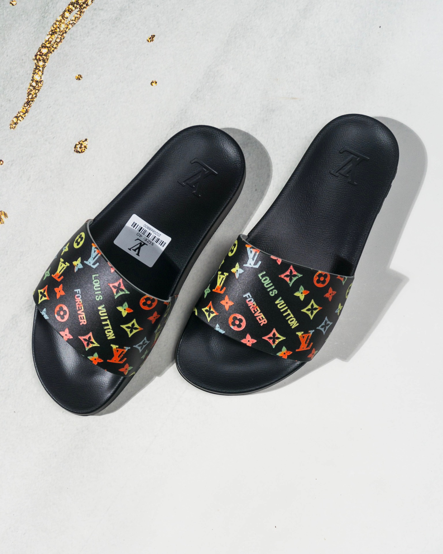 Men L*ouis V*uitton Top Slippers