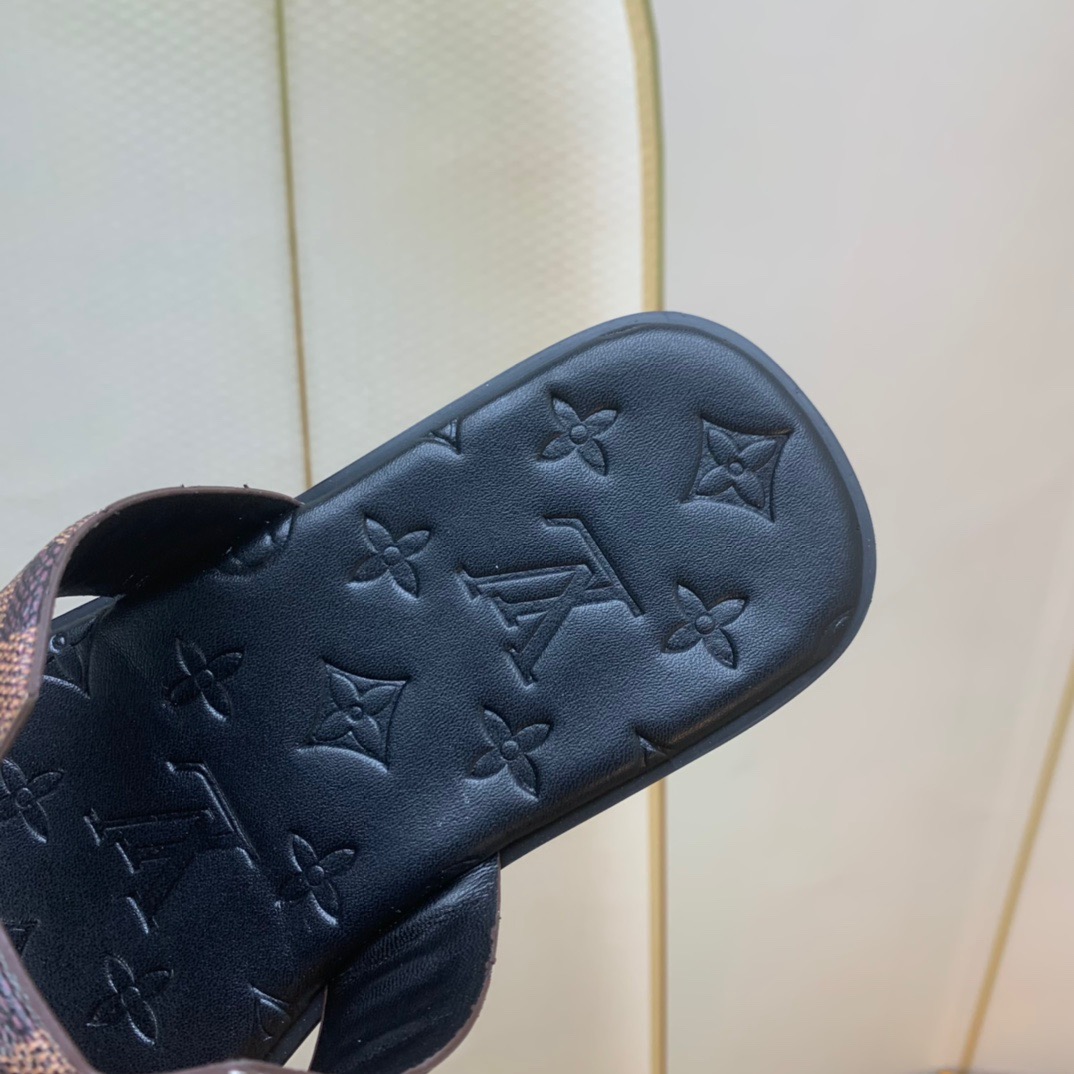 Men L*ouis V*uitton Top Slippers