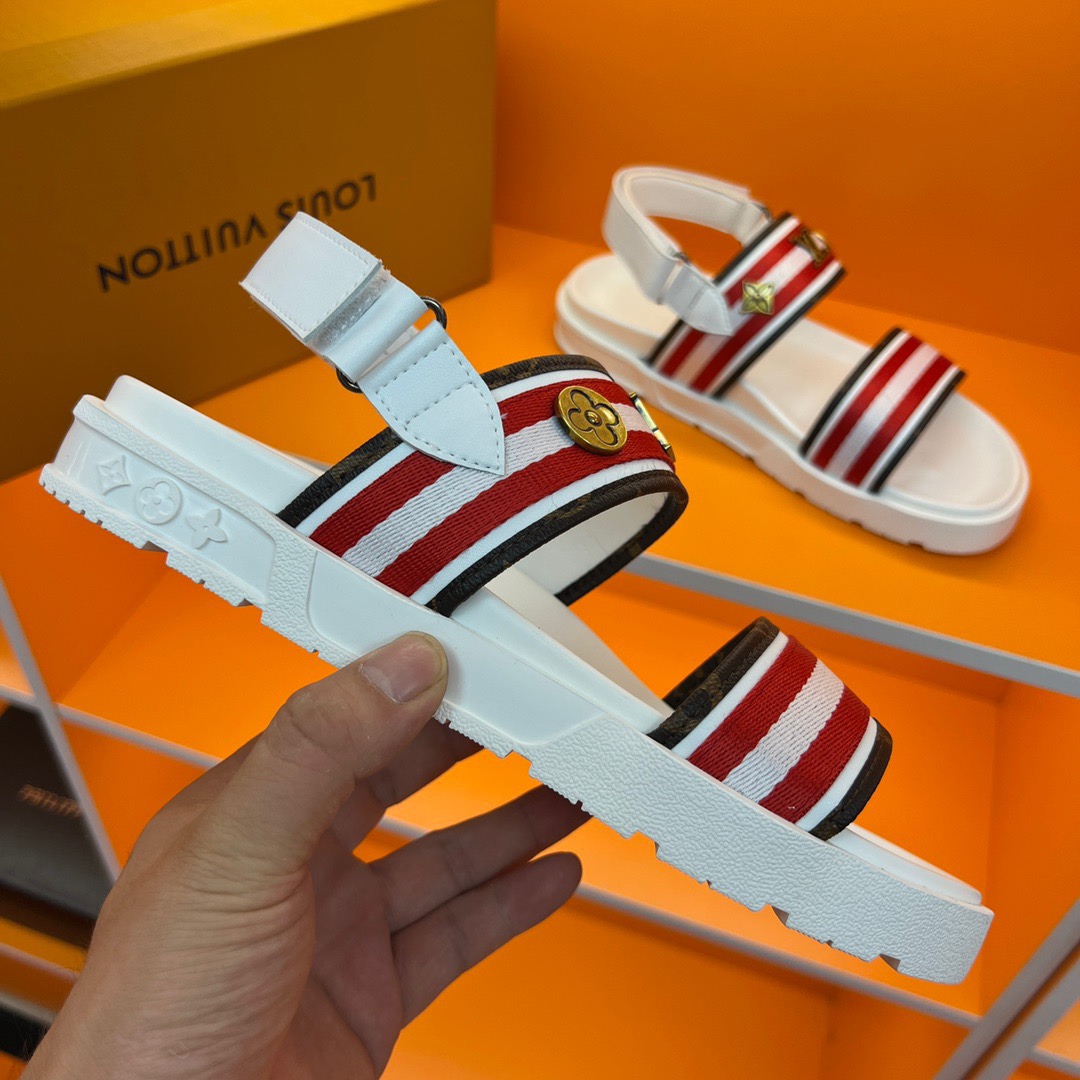 Men L*ouis V*uitton Top Slippers