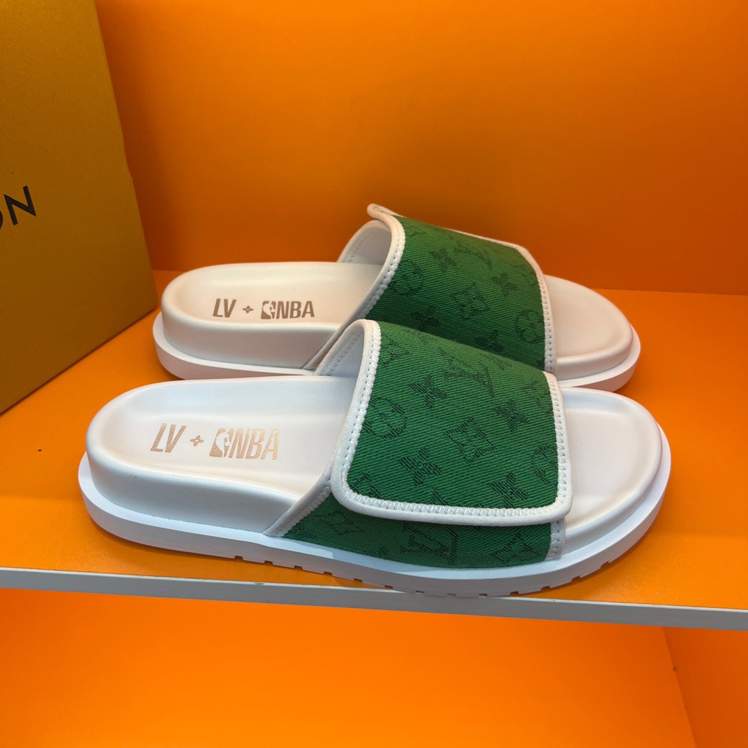 Men L*ouis V*uitton Top Slippers