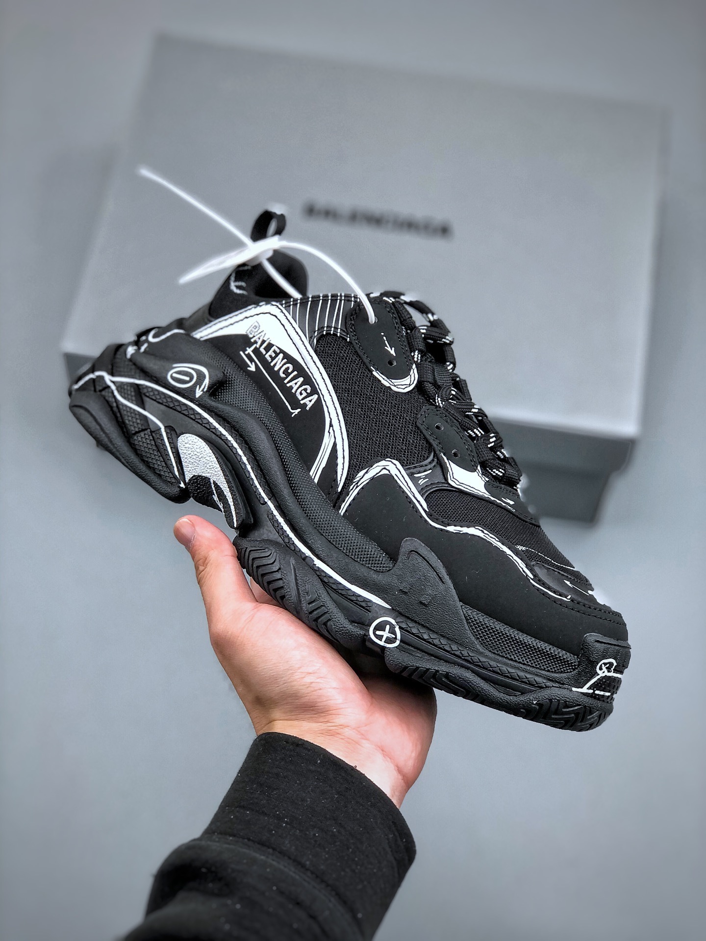 B*alenciaga Top Sneakers