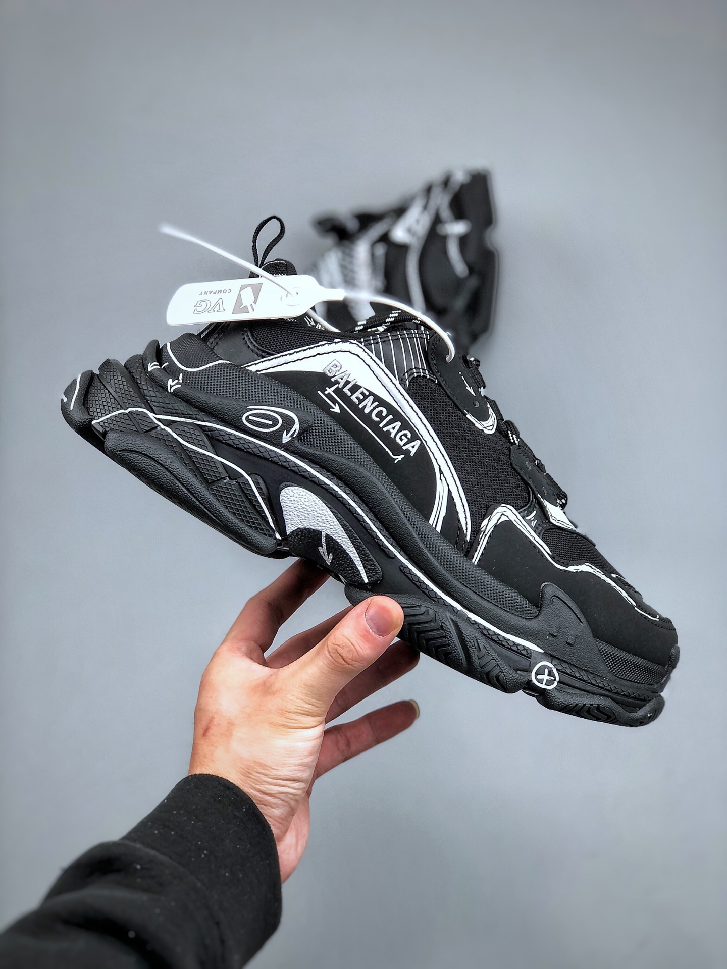 B*alenciaga Top Sneakers