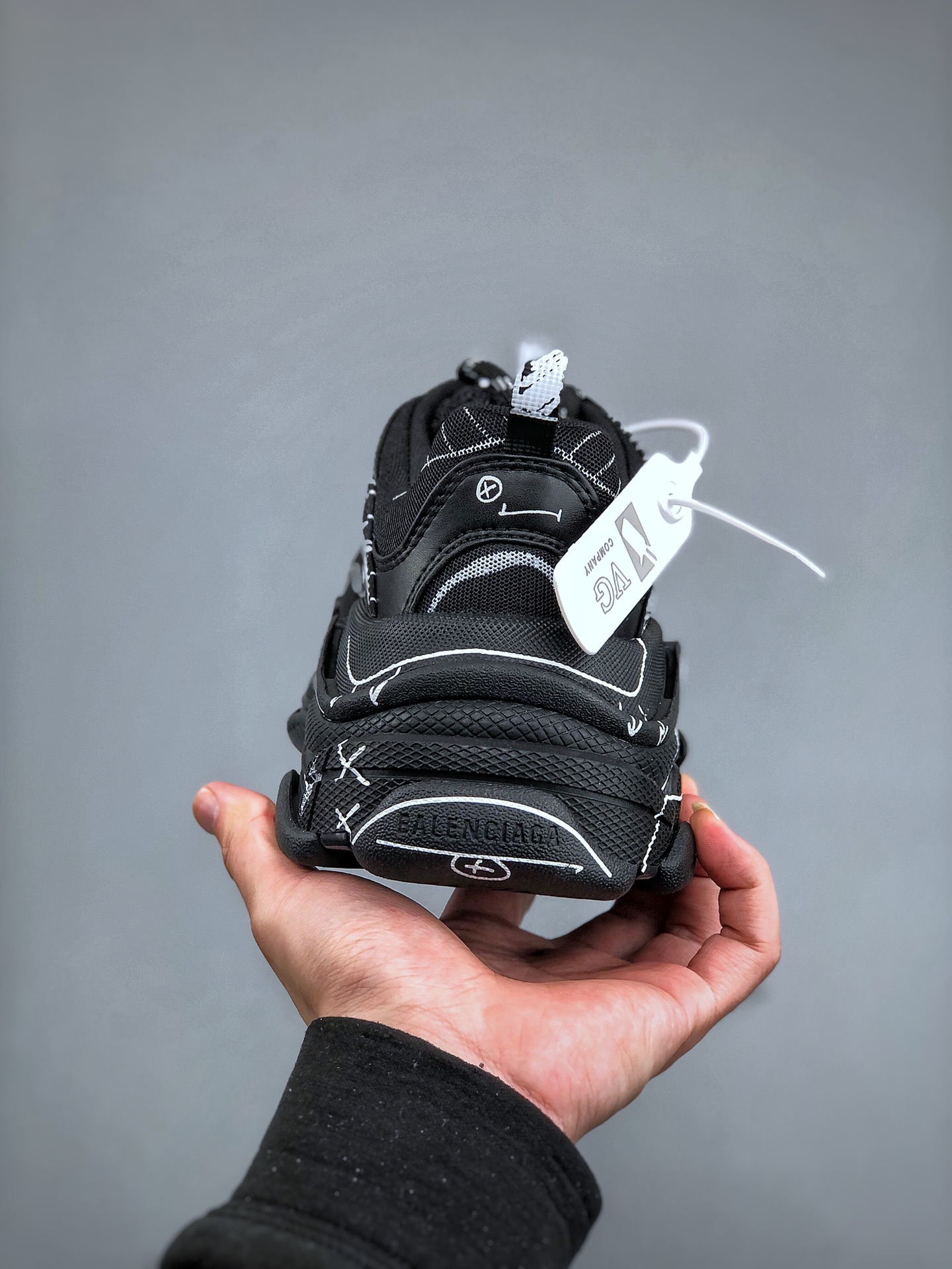 B*alenciaga Top Sneakers