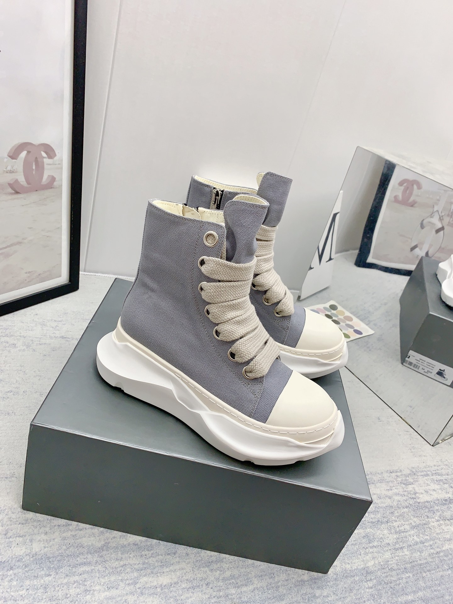 Men Women R*ick O*wens Top Sneaker