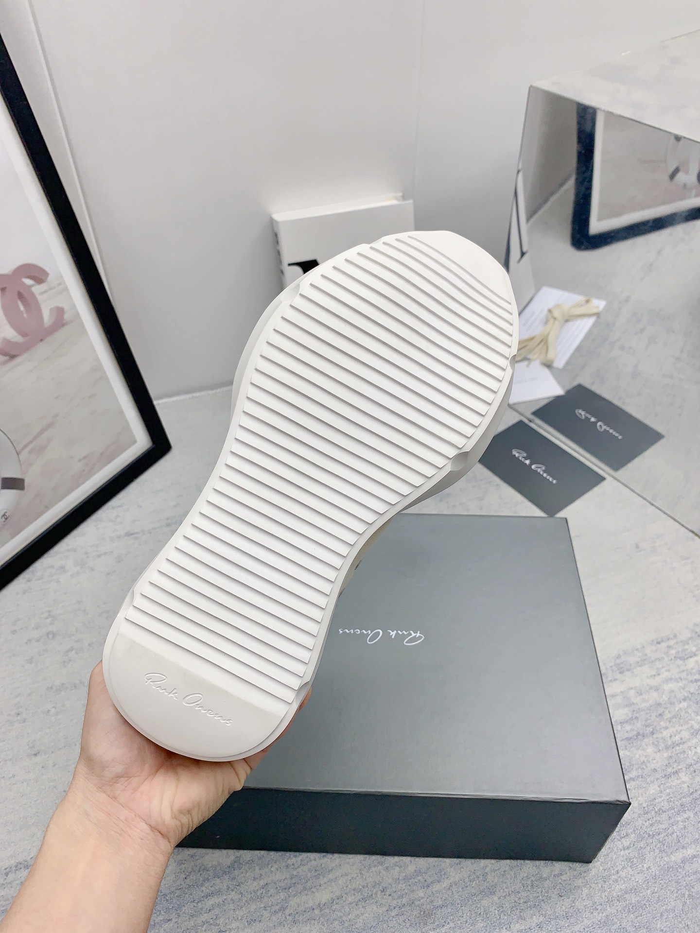 Men Women R*ick O*wens Top Sneaker