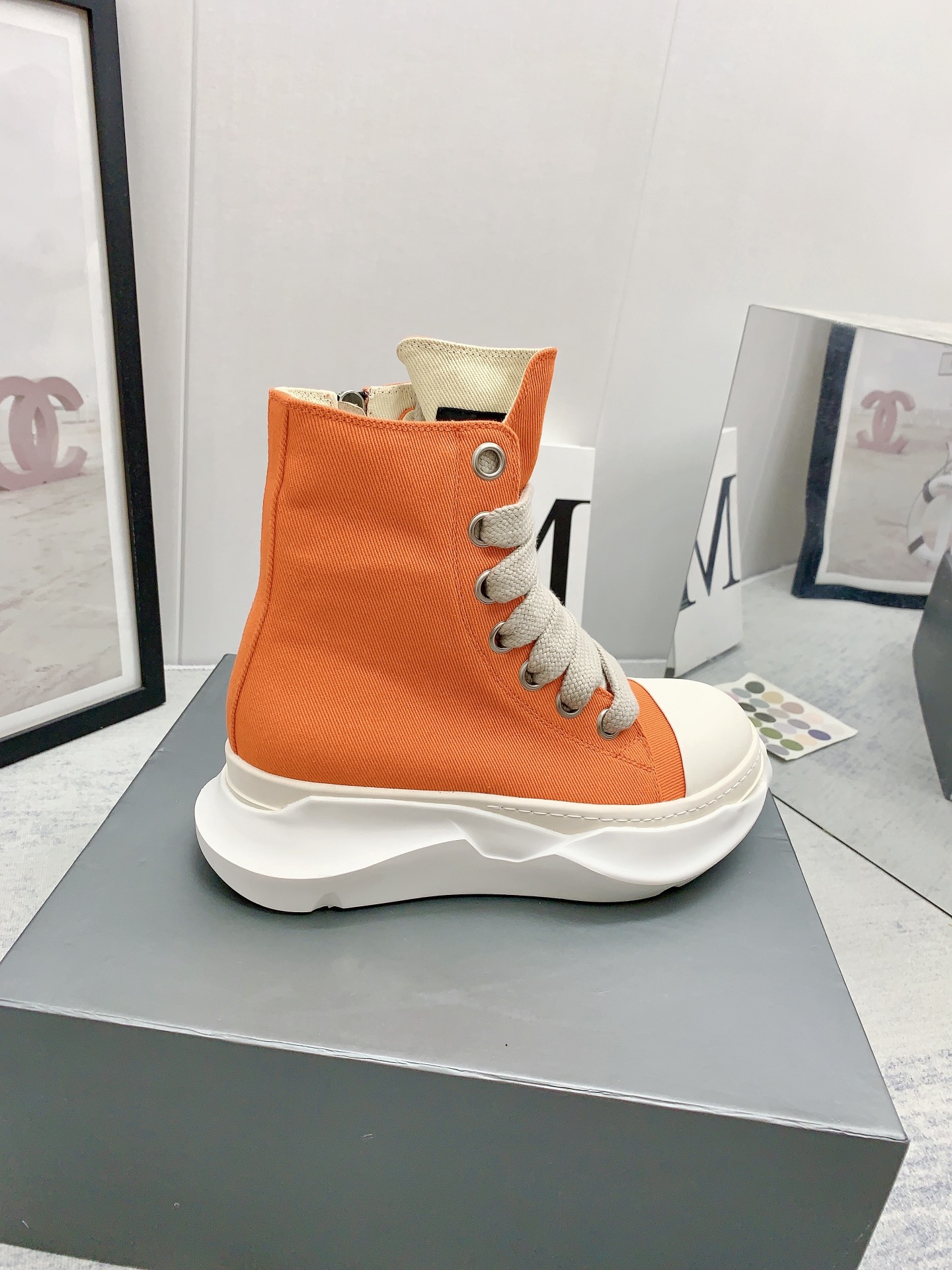 Men Women R*ick O*wens Top Sneaker