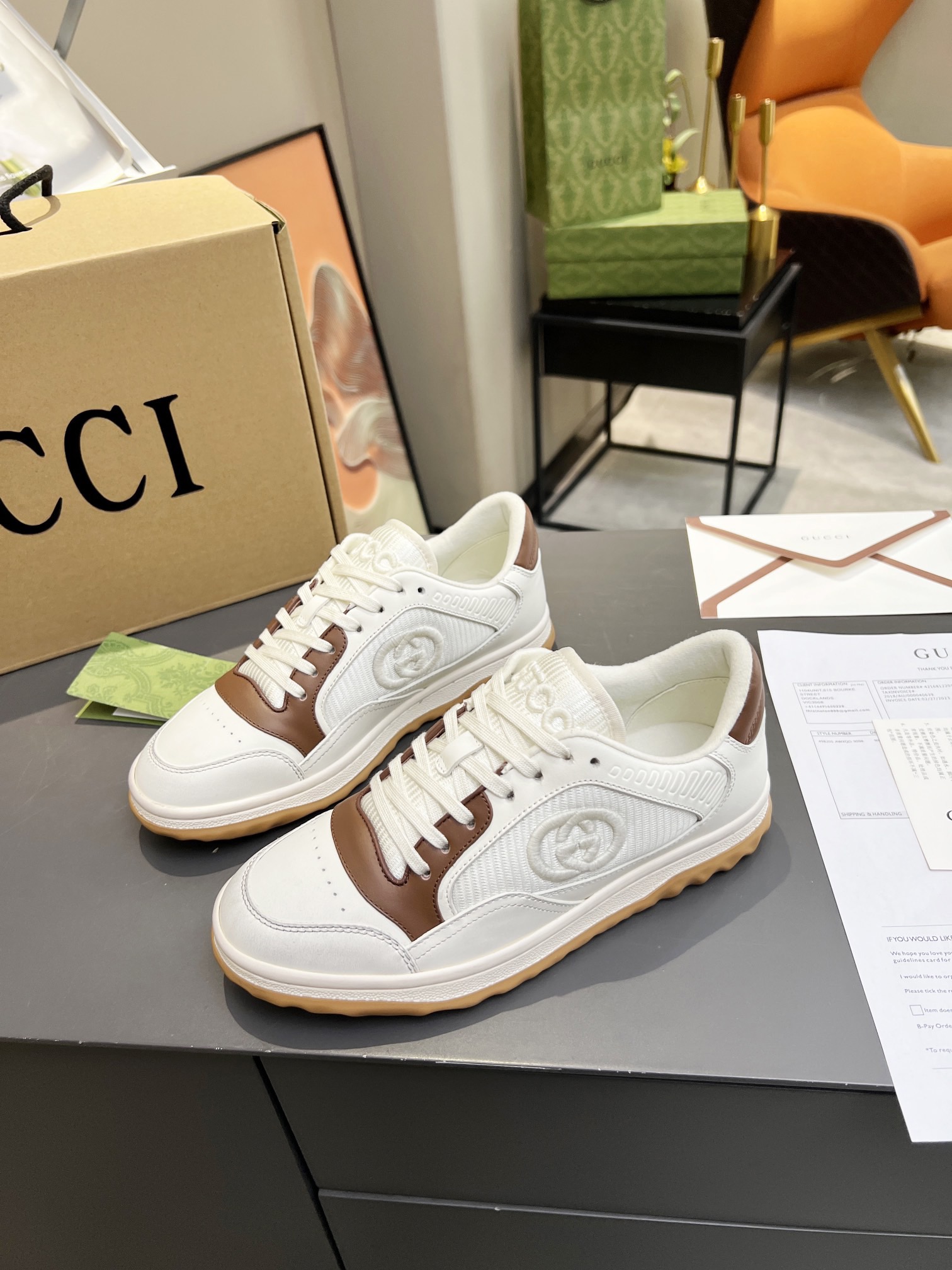 Men Women G*ucci Top Sneaker