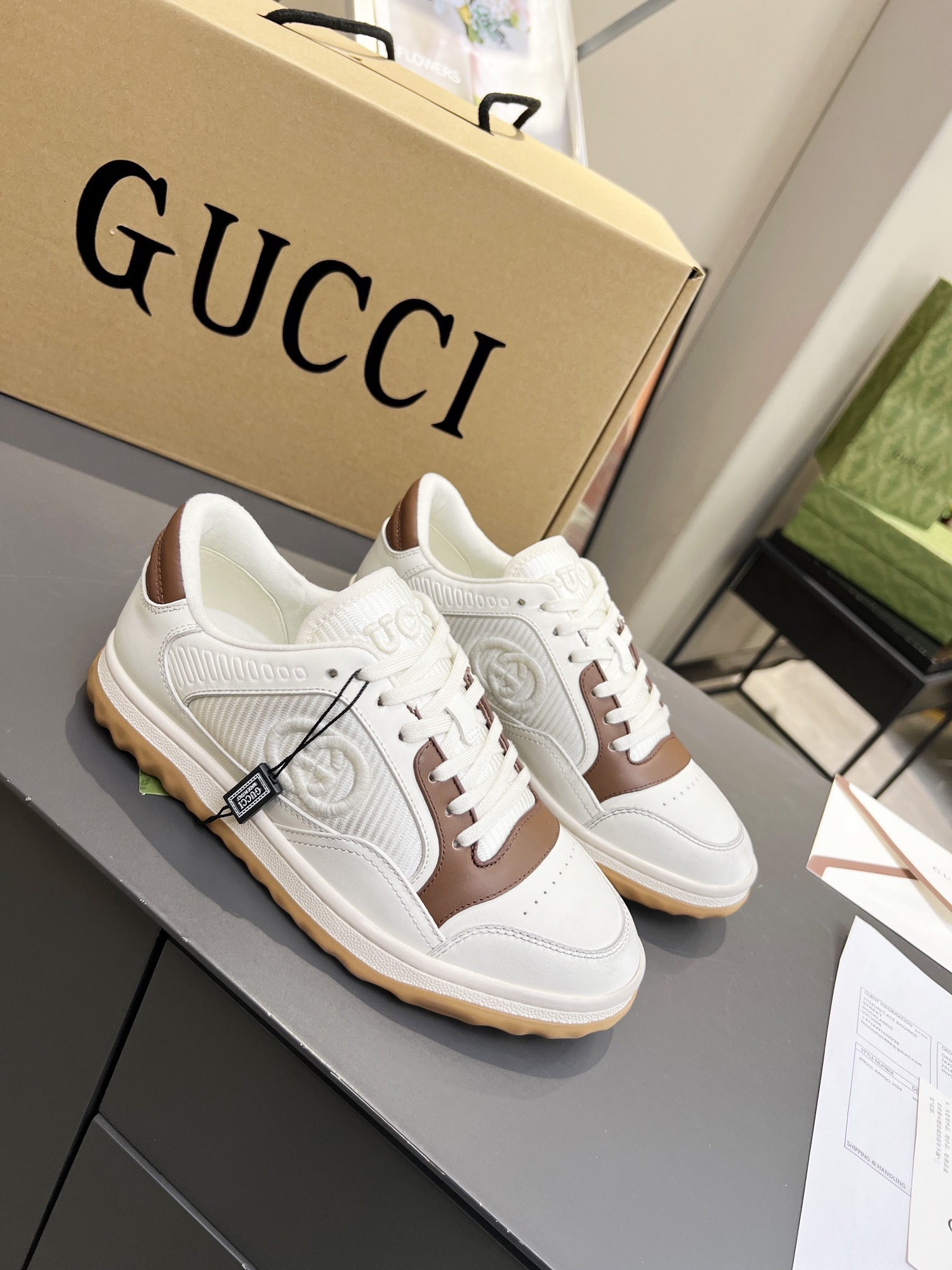 Men Women G*ucci Top Sneaker