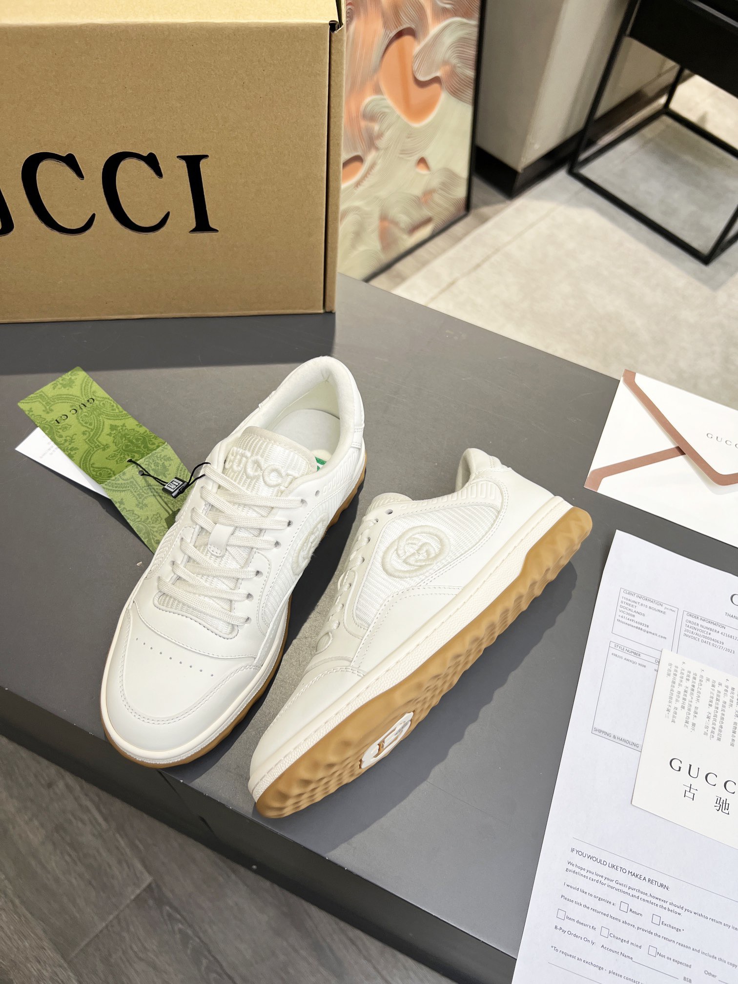 Men Women G*ucci Top Sneaker