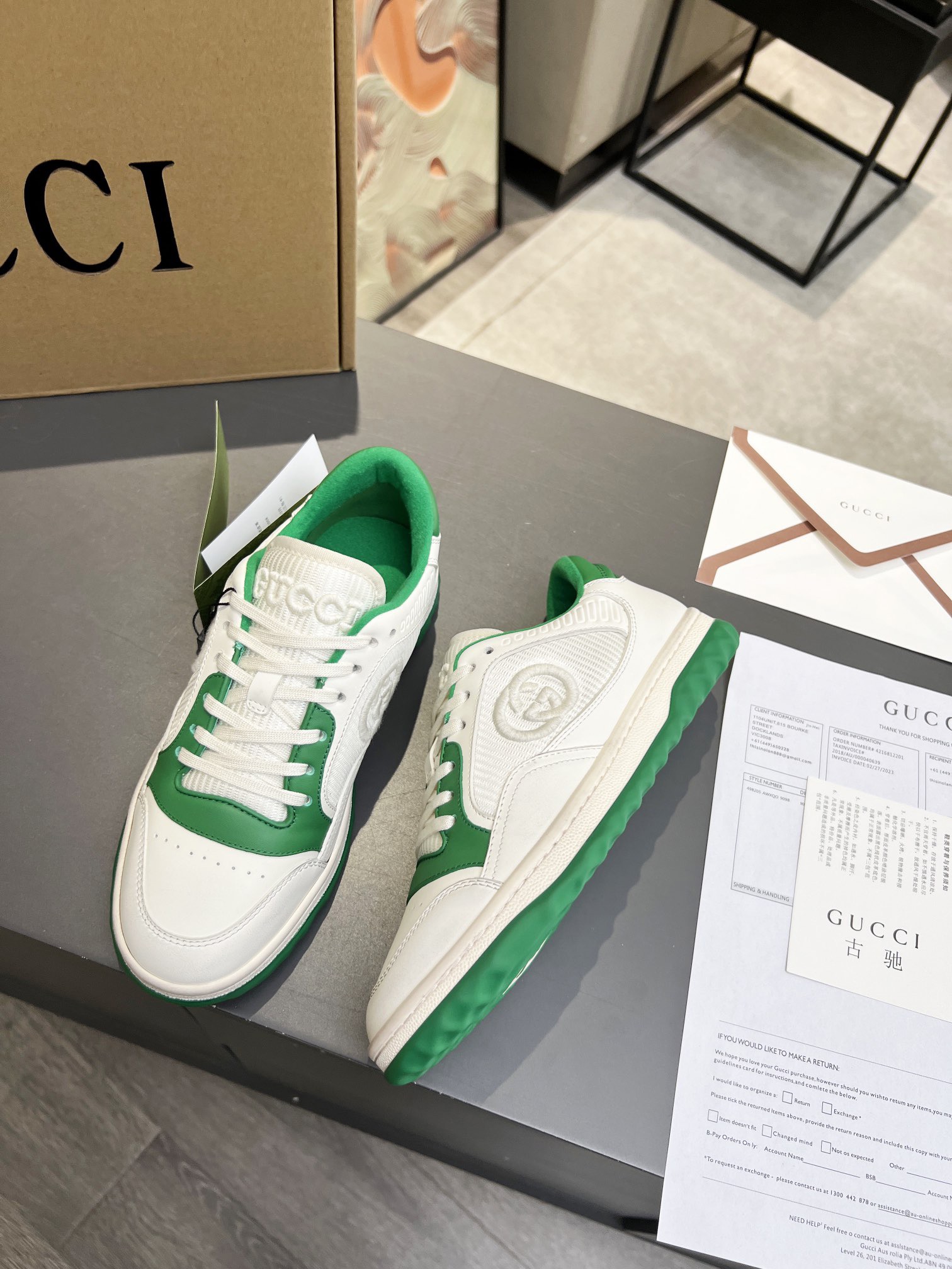 Men Women G*ucci Top Sneaker