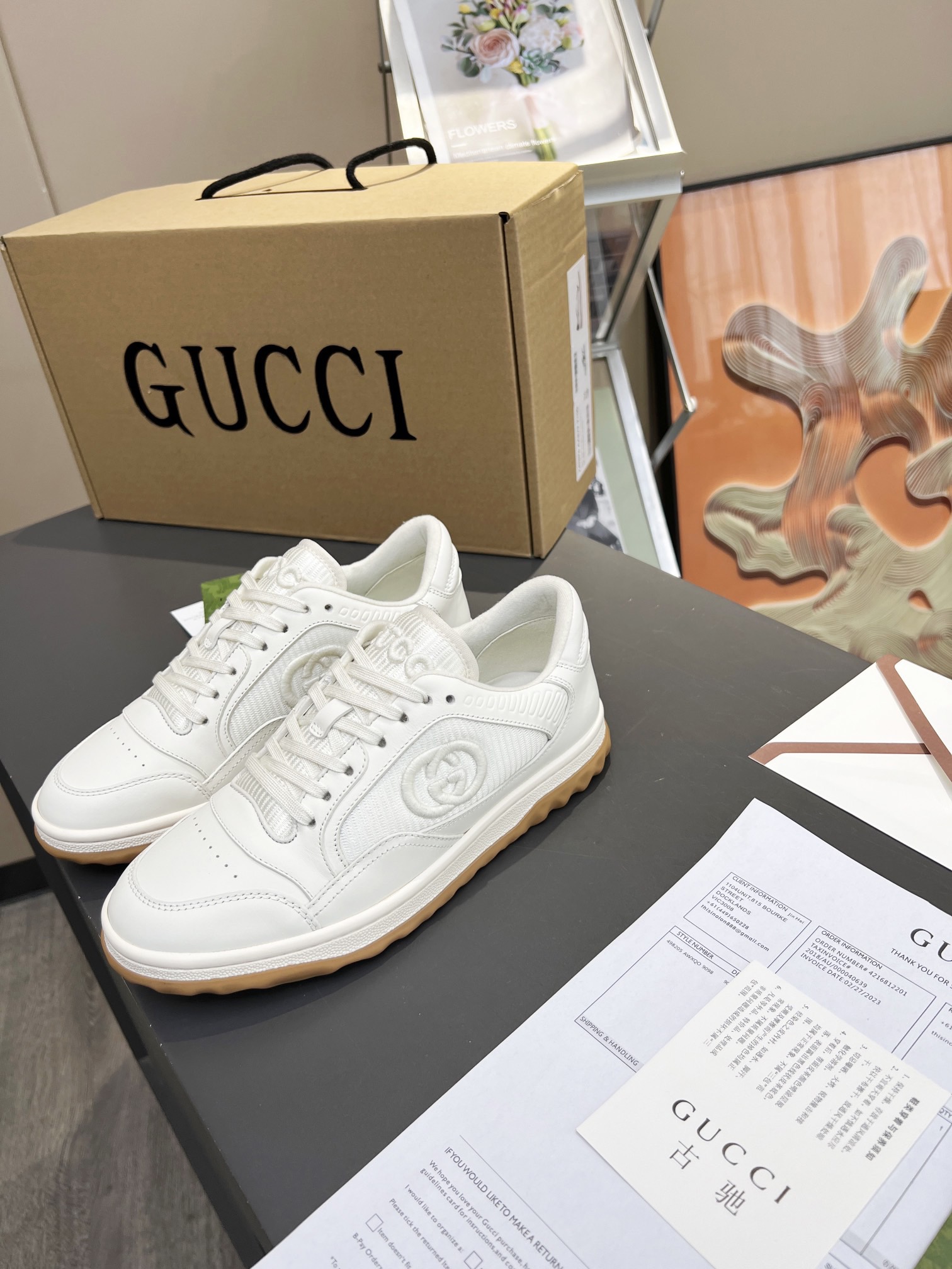 Men Women G*ucci Top Sneaker