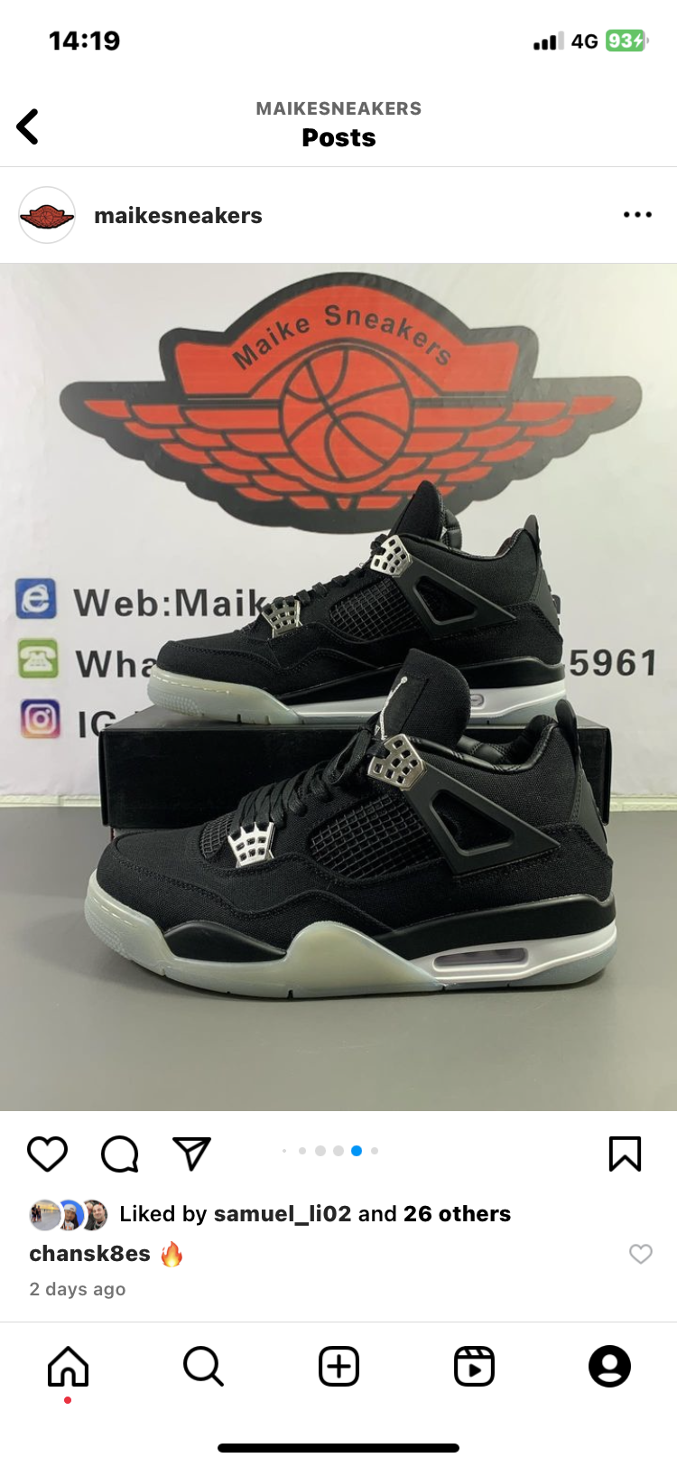 Top quality Air Jordan4 eminem X carhart Jordan 4