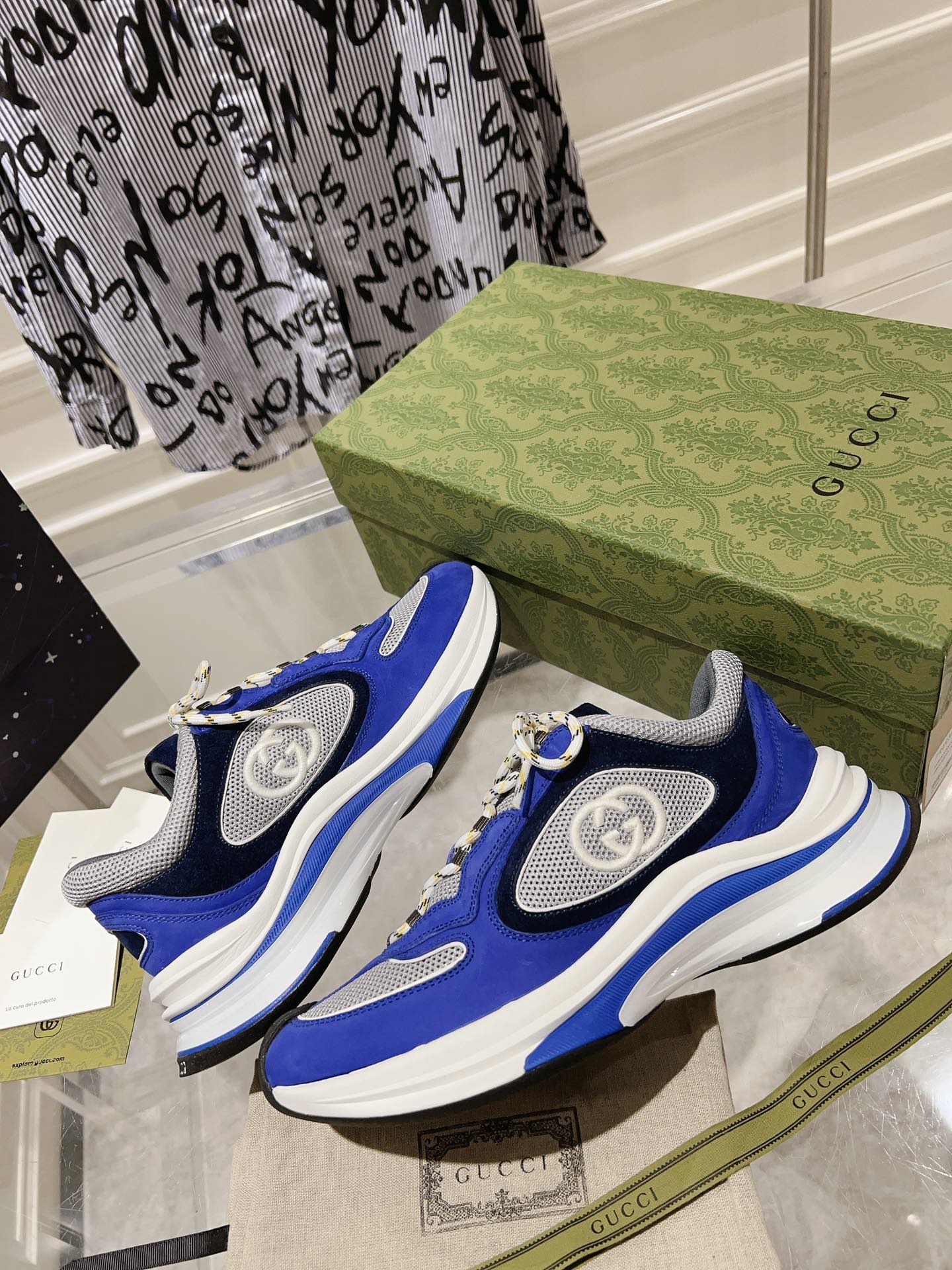 Men Women G*ucci Top Sneaker